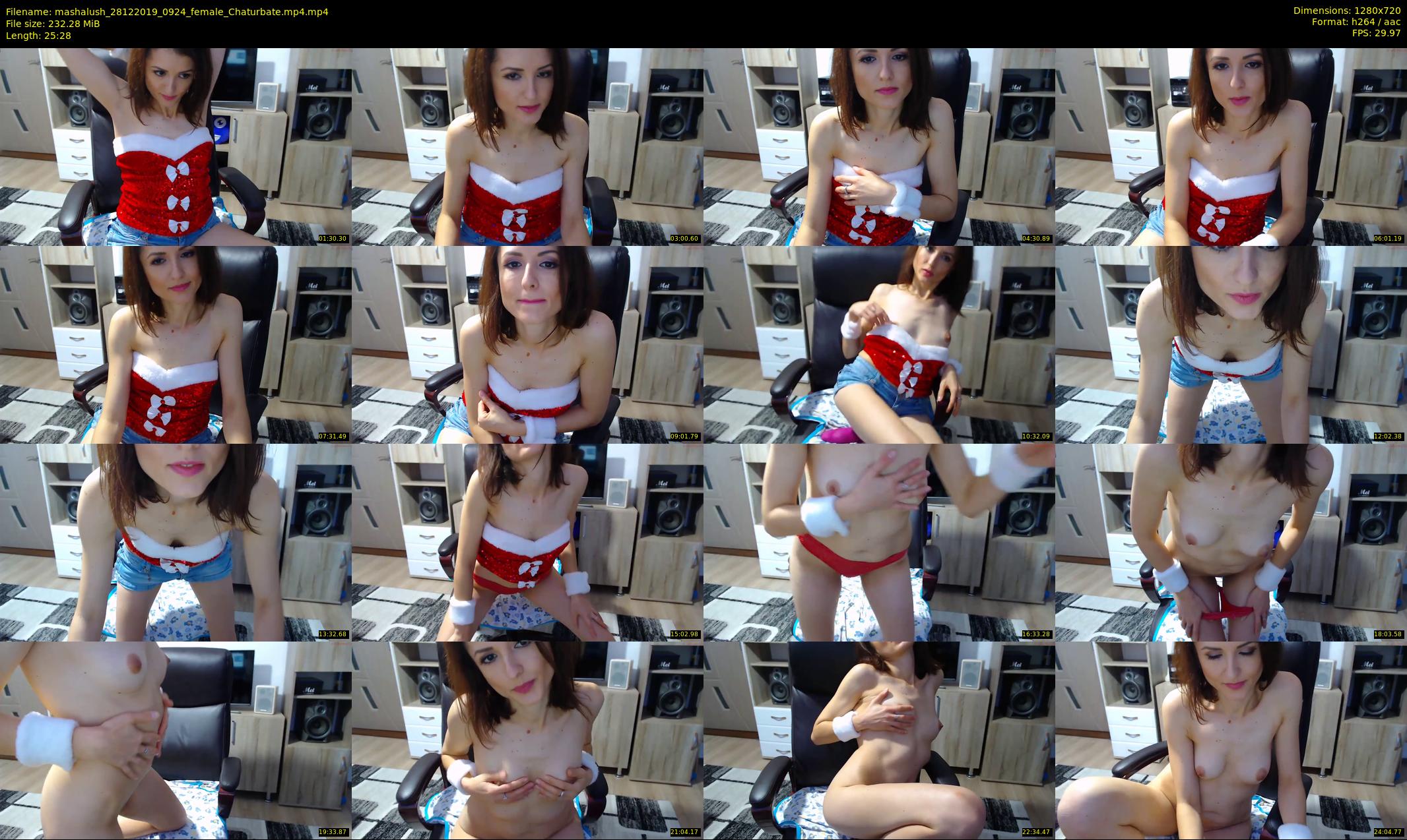 mashalush — 26 minute Chaturbate female cam show recording, 720p, Dec 28, 2019