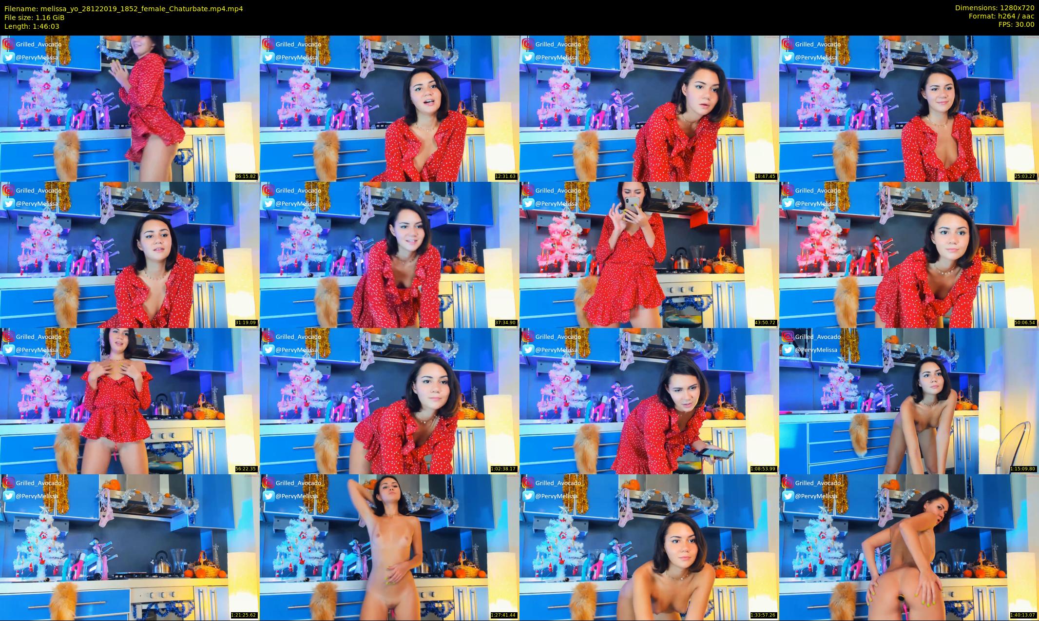 melissa_yo — 107 minute Chaturbate female cam show recording, 720p, Dec 28, 2019