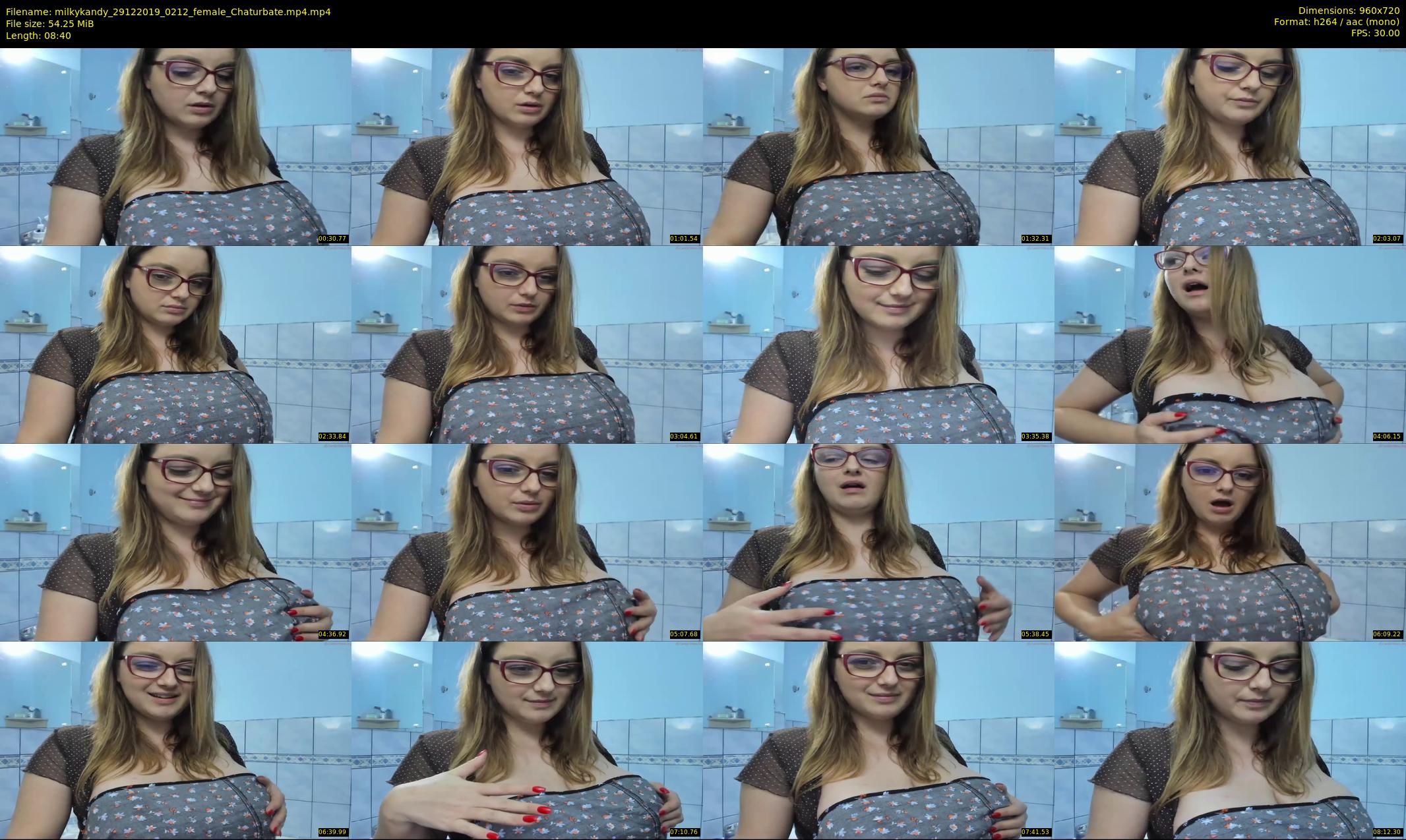 milkykandy — 9 minute Chaturbate female cam show recording, 720p, Dec 29, 2019