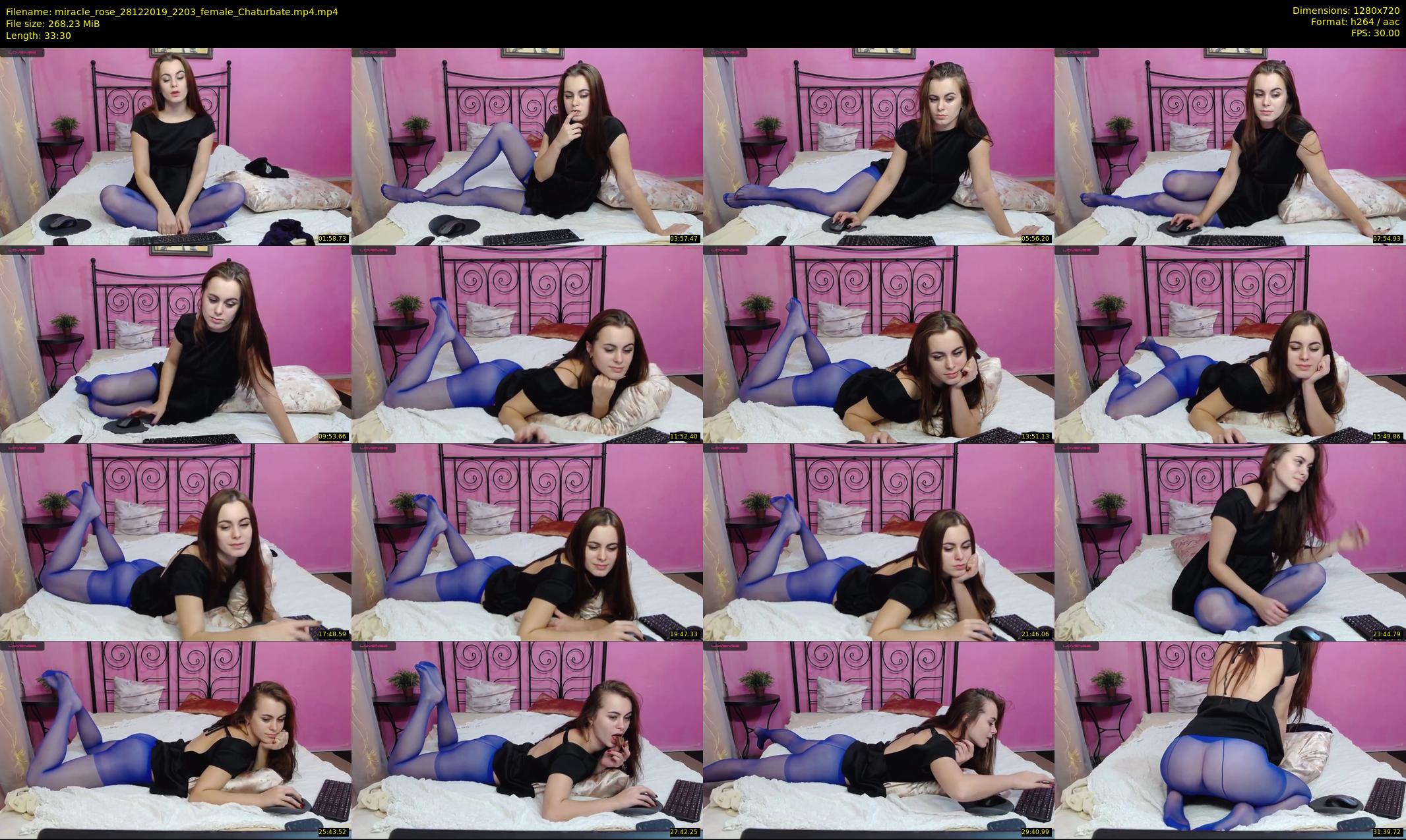 miracle_rose — 34 minute Chaturbate female cam show recording, 720p, Dec 28, 2019