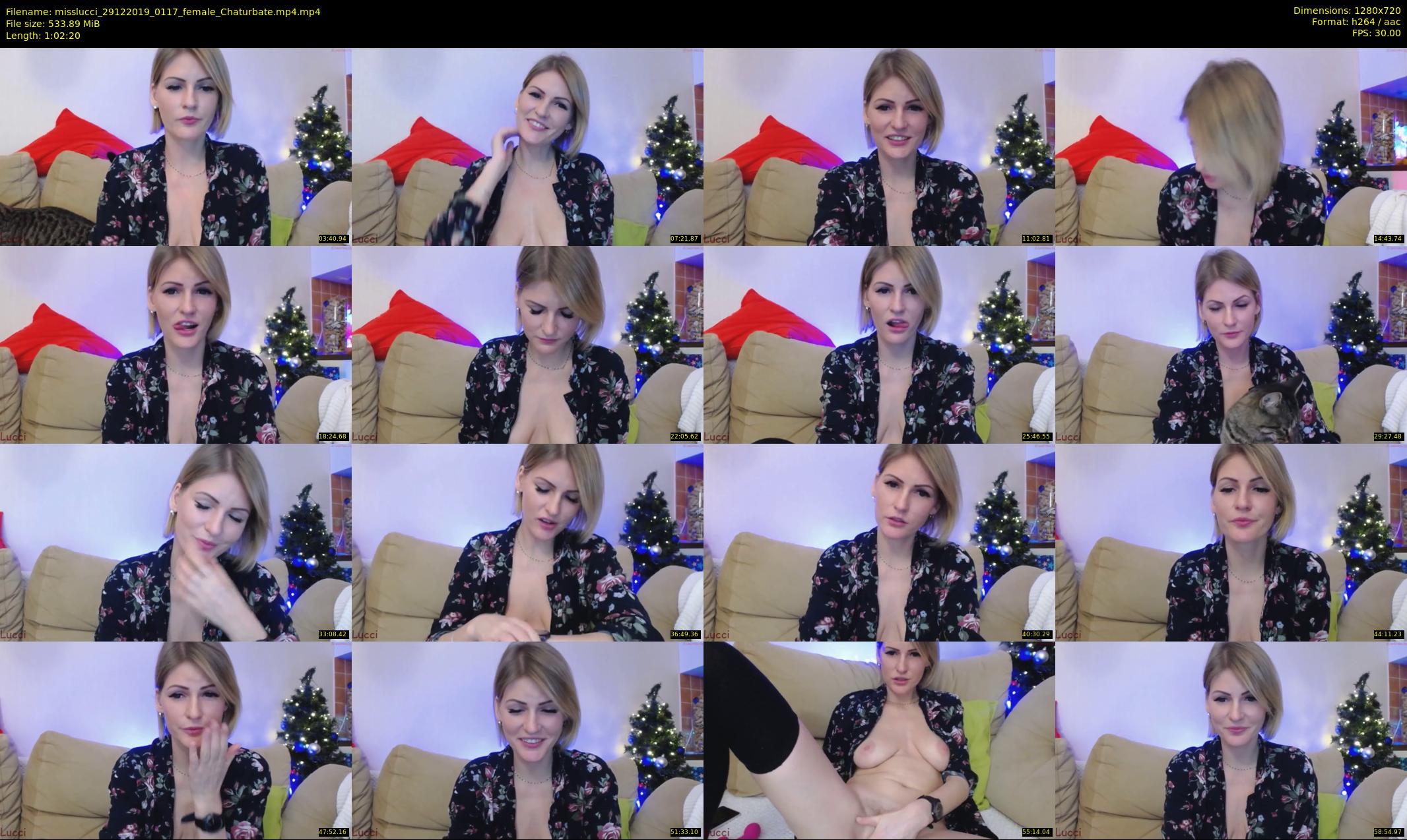 misslucci — 63 minute Chaturbate female cam show recording, 720p, Dec 29, 2019