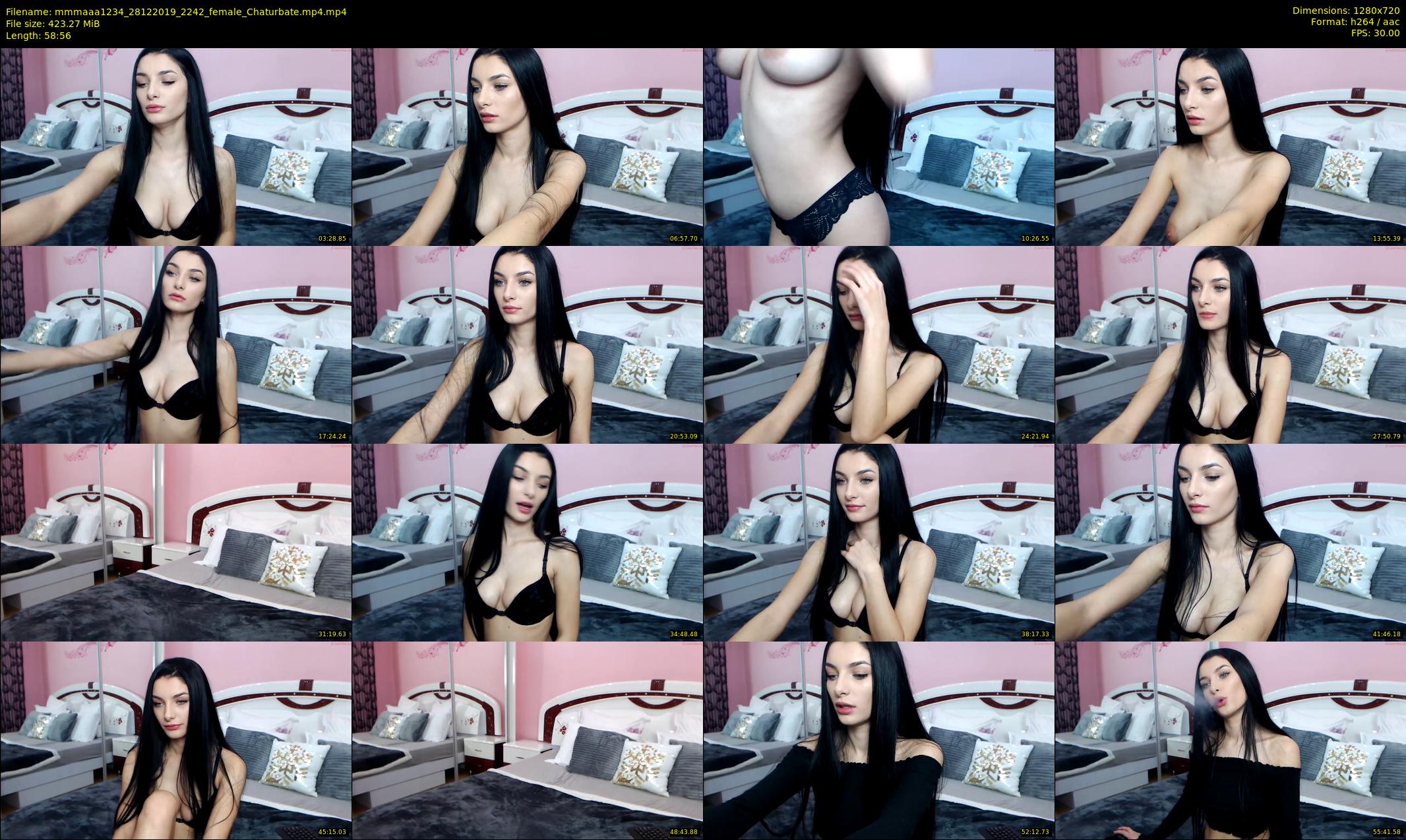 mmmaaa1234 — 59 minute Chaturbate female cam show recording, 720p, Dec 28, 2019