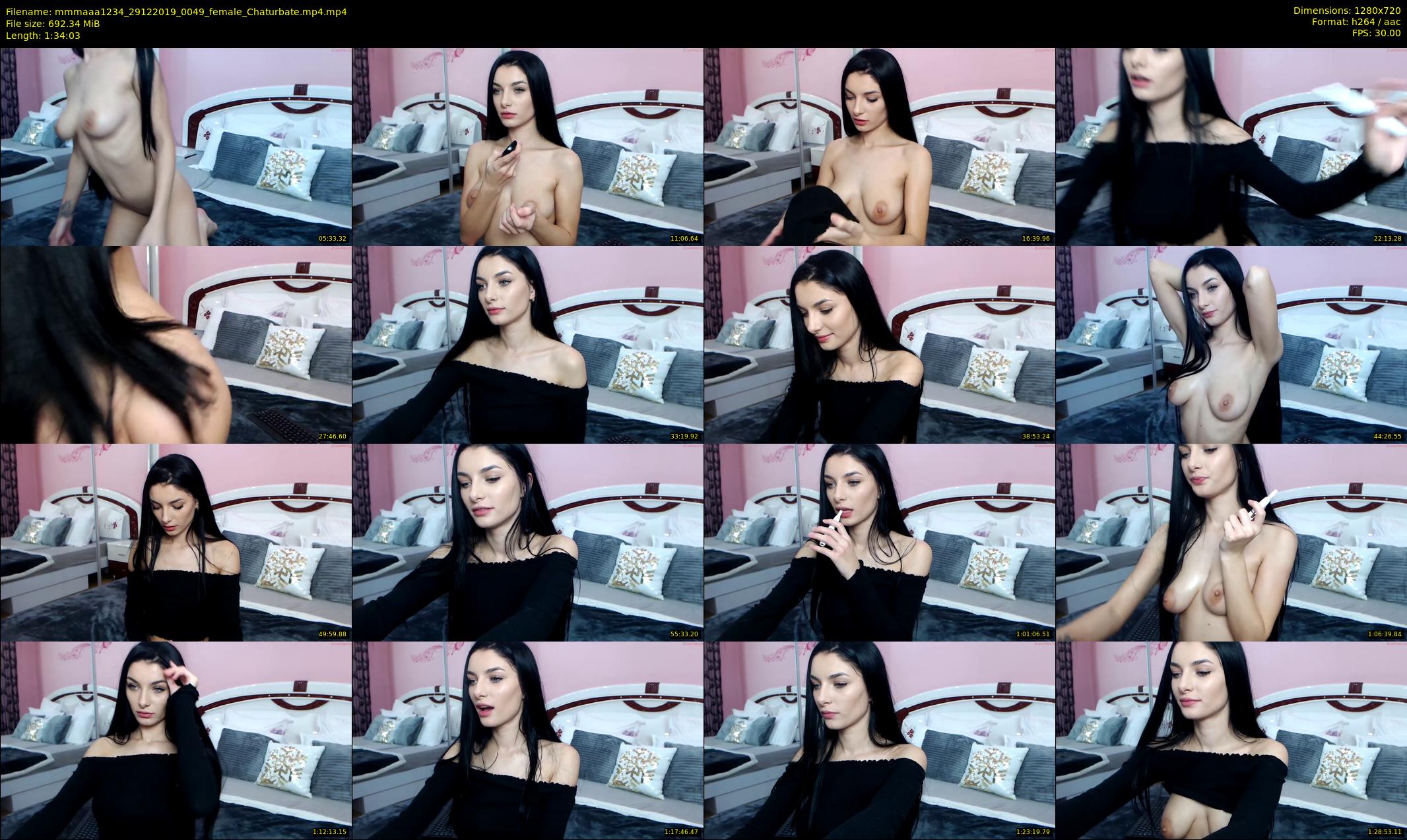 mmmaaa1234 — 95 minute Chaturbate female cam show recording, 720p, Dec 29, 2019