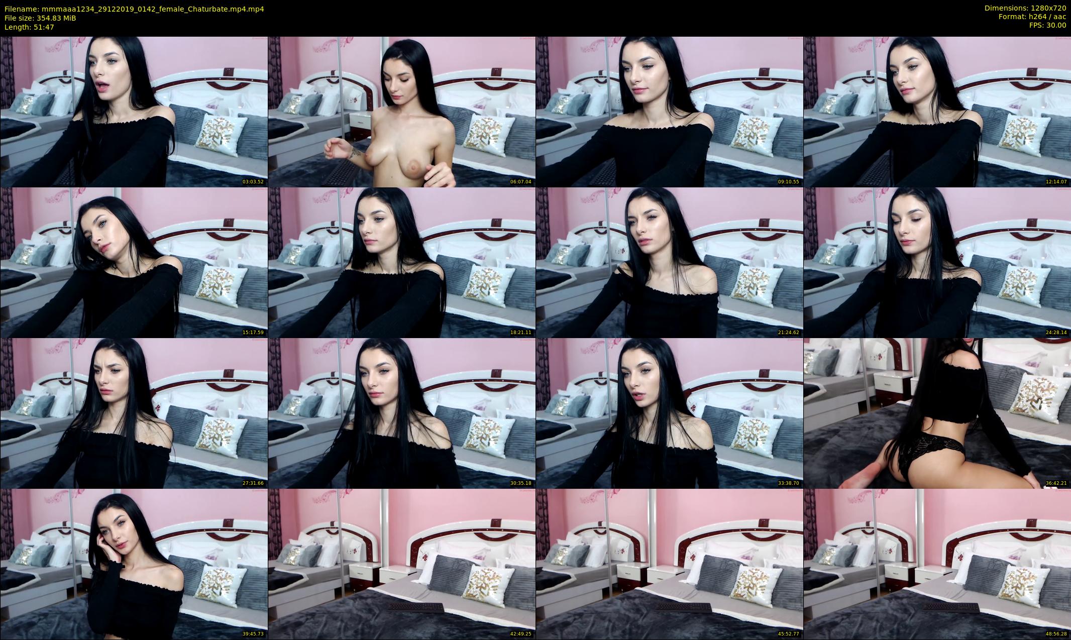 mmmaaa1234 — 52 minute Chaturbate female cam show recording, 720p, Dec 29, 2019