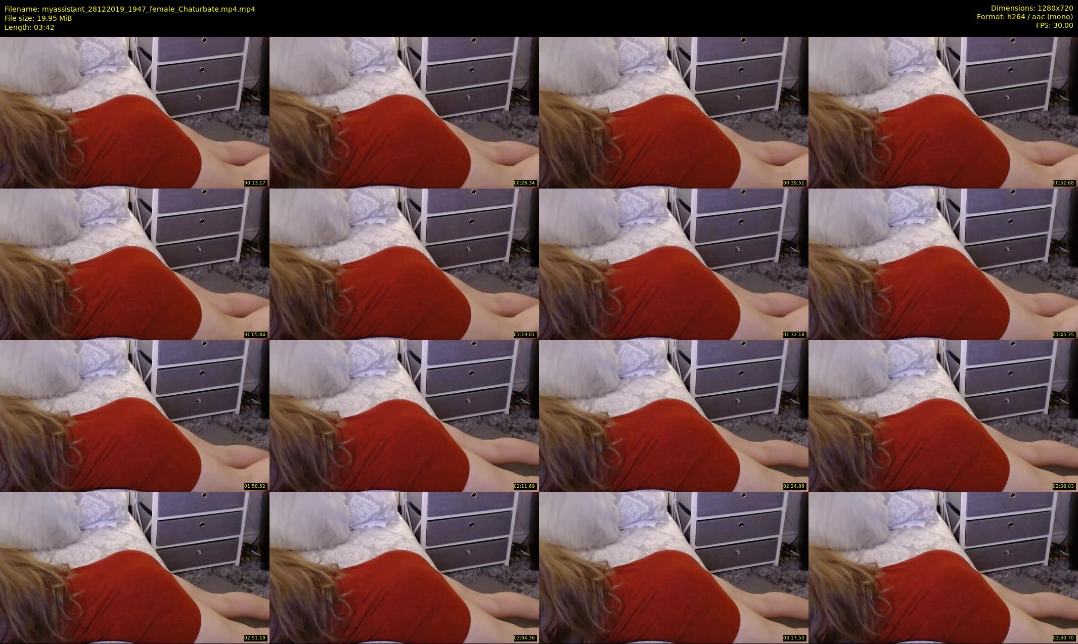 myassistant — 4 minute Chaturbate female cam show recording, 720p, Dec 28, 2019