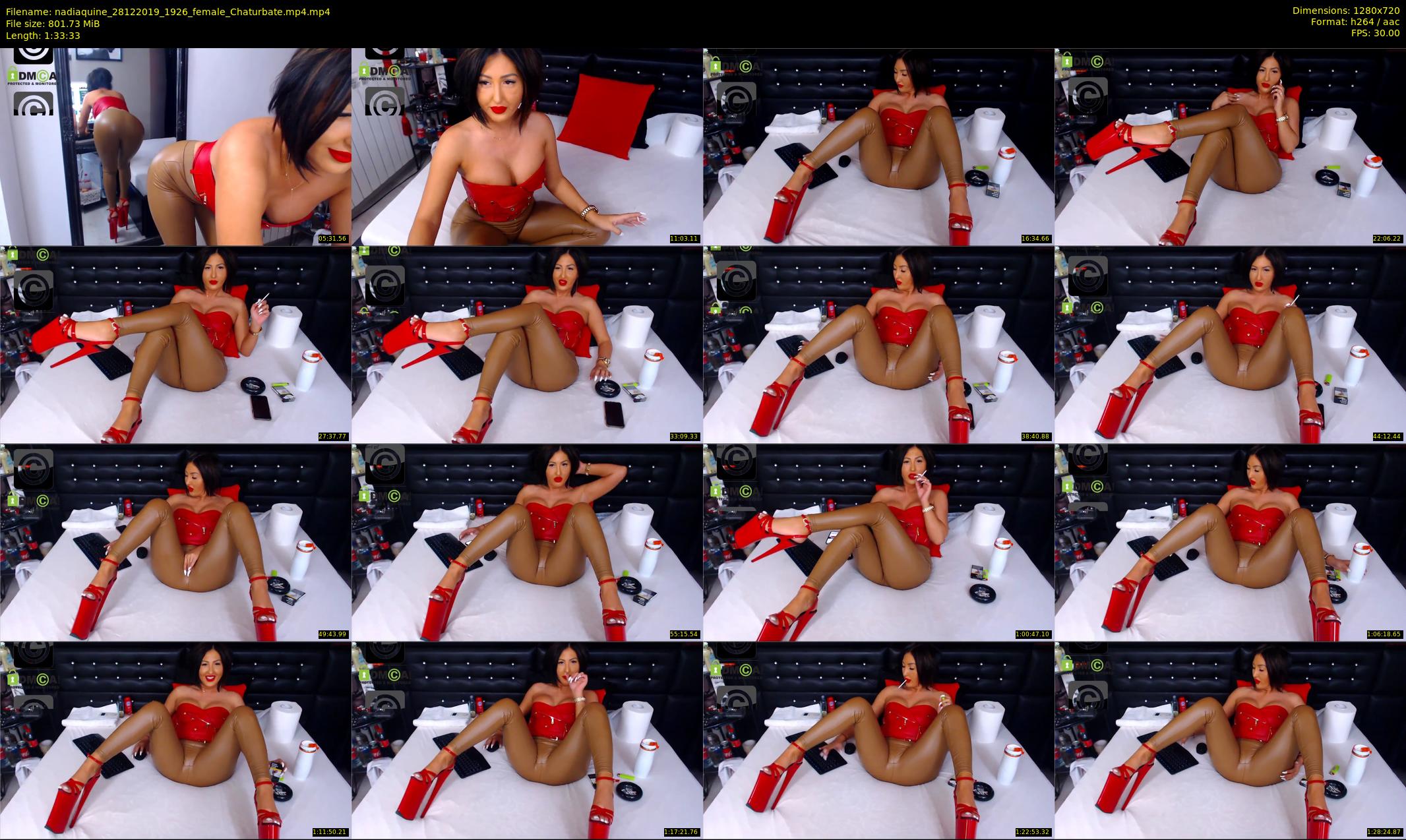 nadiaquine — 94 minute Chaturbate female cam show recording, 720p, Dec 28, 2019