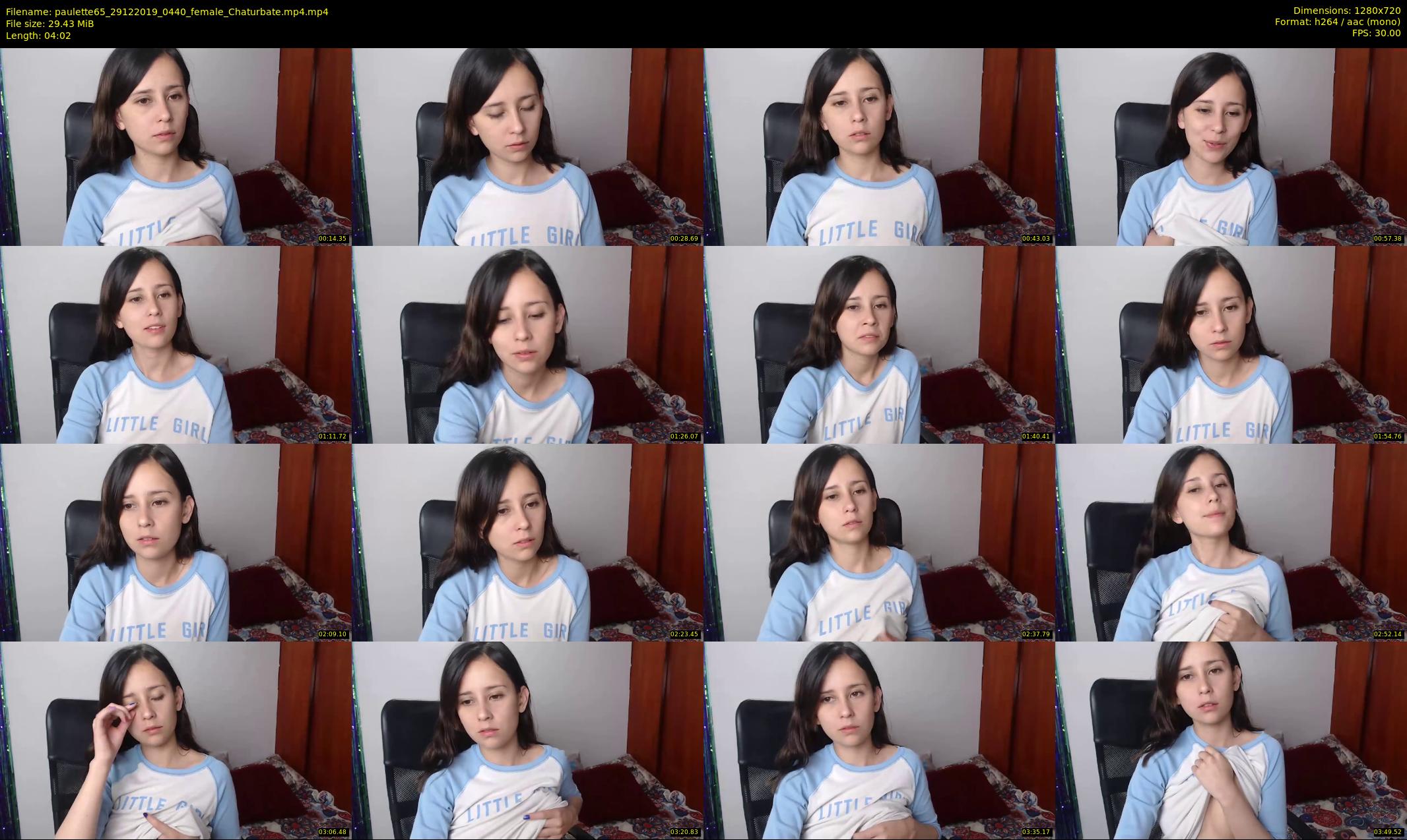 paulette65 — 5 minute Chaturbate female cam show recording, 720p, Dec 29, 2019