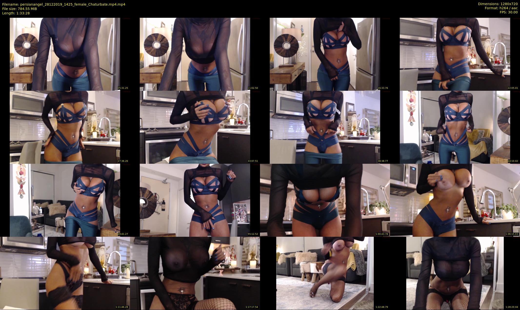 persianangel — 94 minute Chaturbate female cam show recording, 720p, Dec 28, 2019