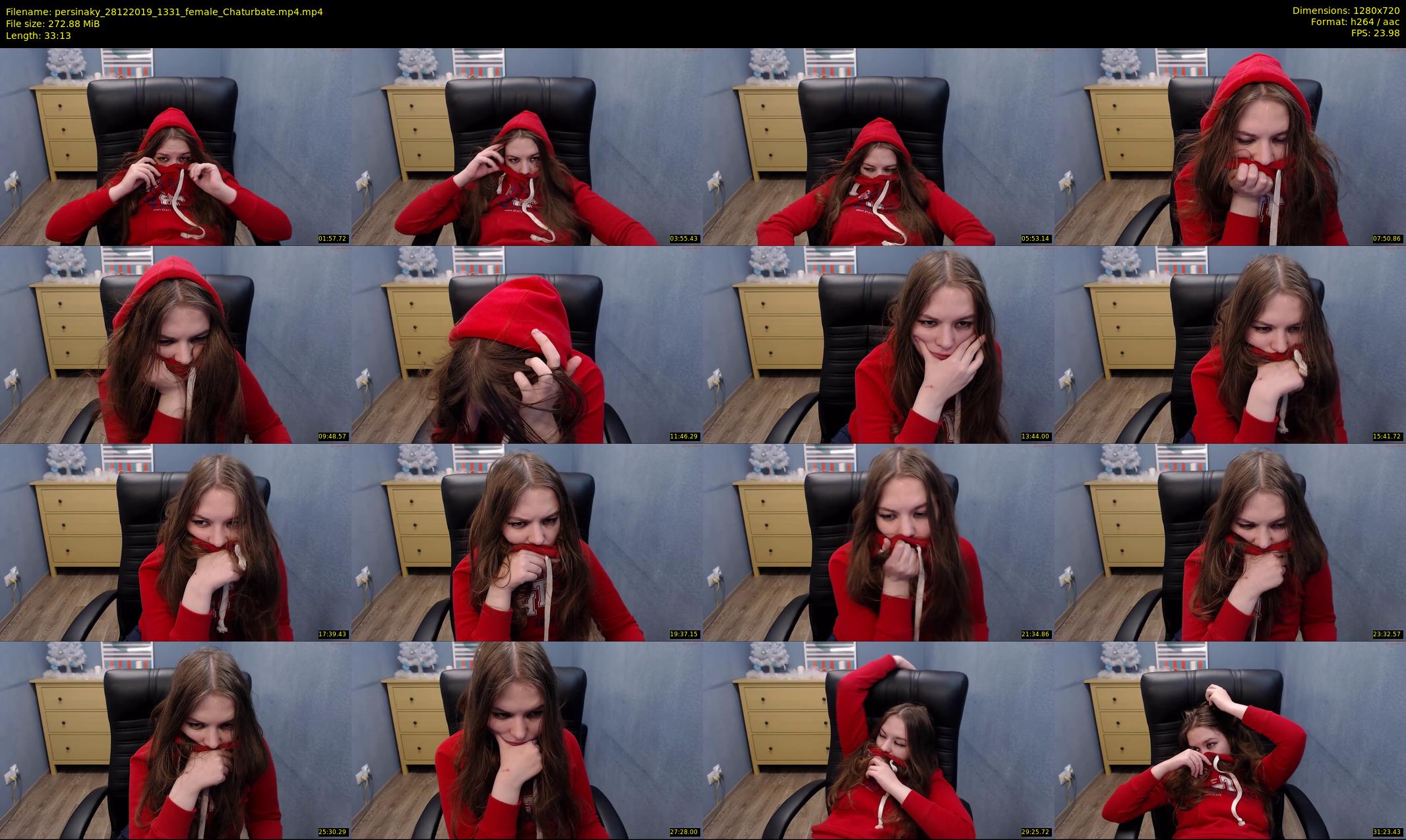 persinaky — 34 minute Chaturbate female cam show recording, 720p, Dec 28, 2019