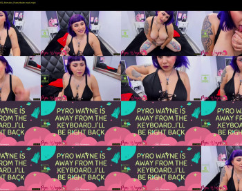 pyrowayne — 105 minute Chaturbate female cam show recording, 720p, Dec 28, 2019