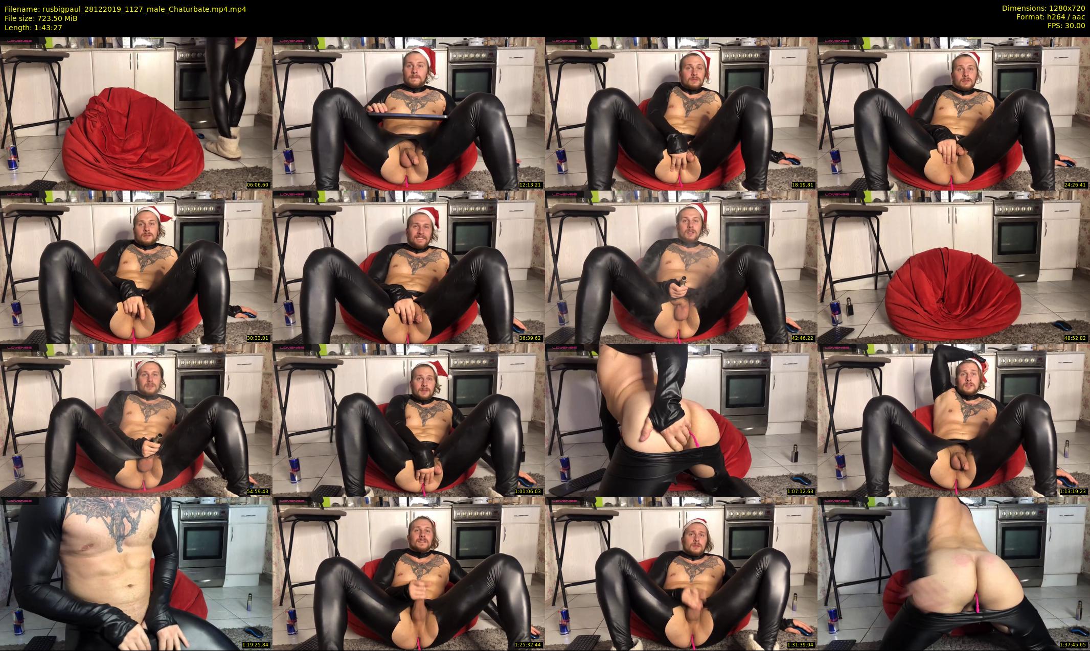 rusbigpaul — 104 minute Chaturbate male cam show recording, 720p, Dec 28, 2019