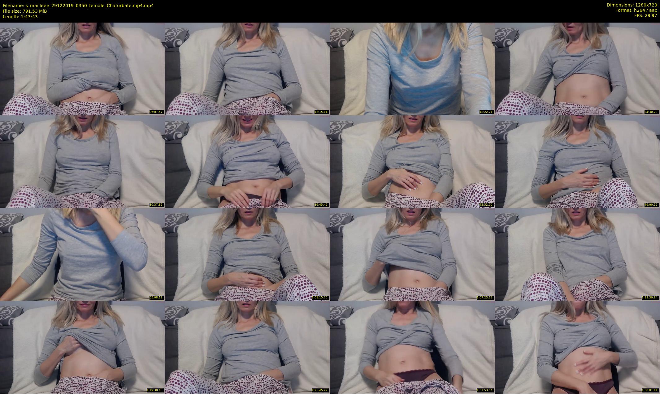 s_mailleee — 104 minute Chaturbate female cam show recording, 720p, Dec 29, 2019