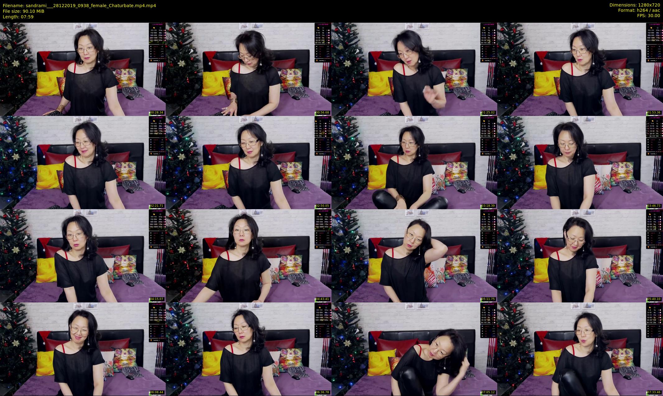 sandrami__ — 8 minute Chaturbate female cam show recording, 720p, Dec 28, 2019