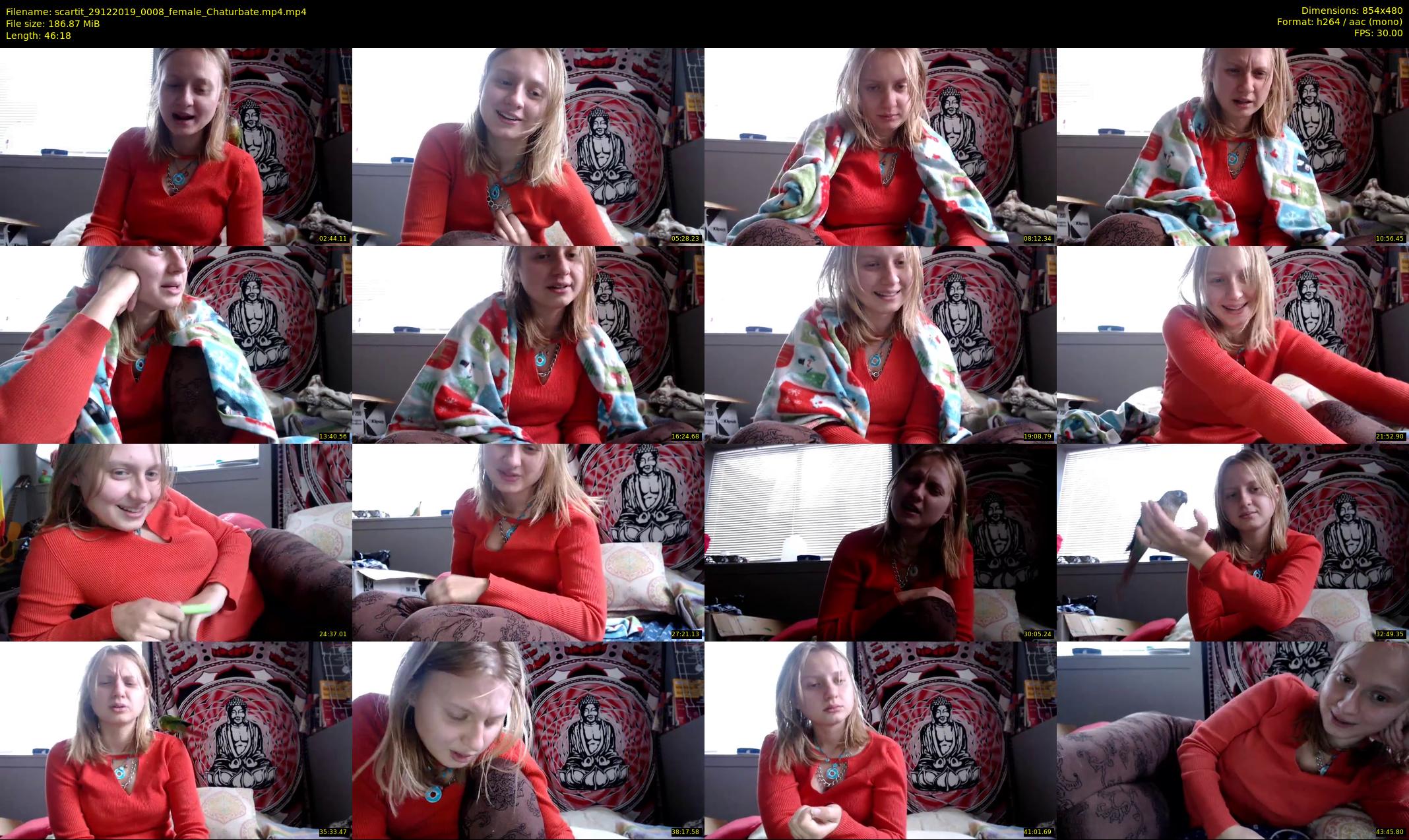 scartit — 47 minute Chaturbate female cam show recording, 480p, Dec 29, 2019