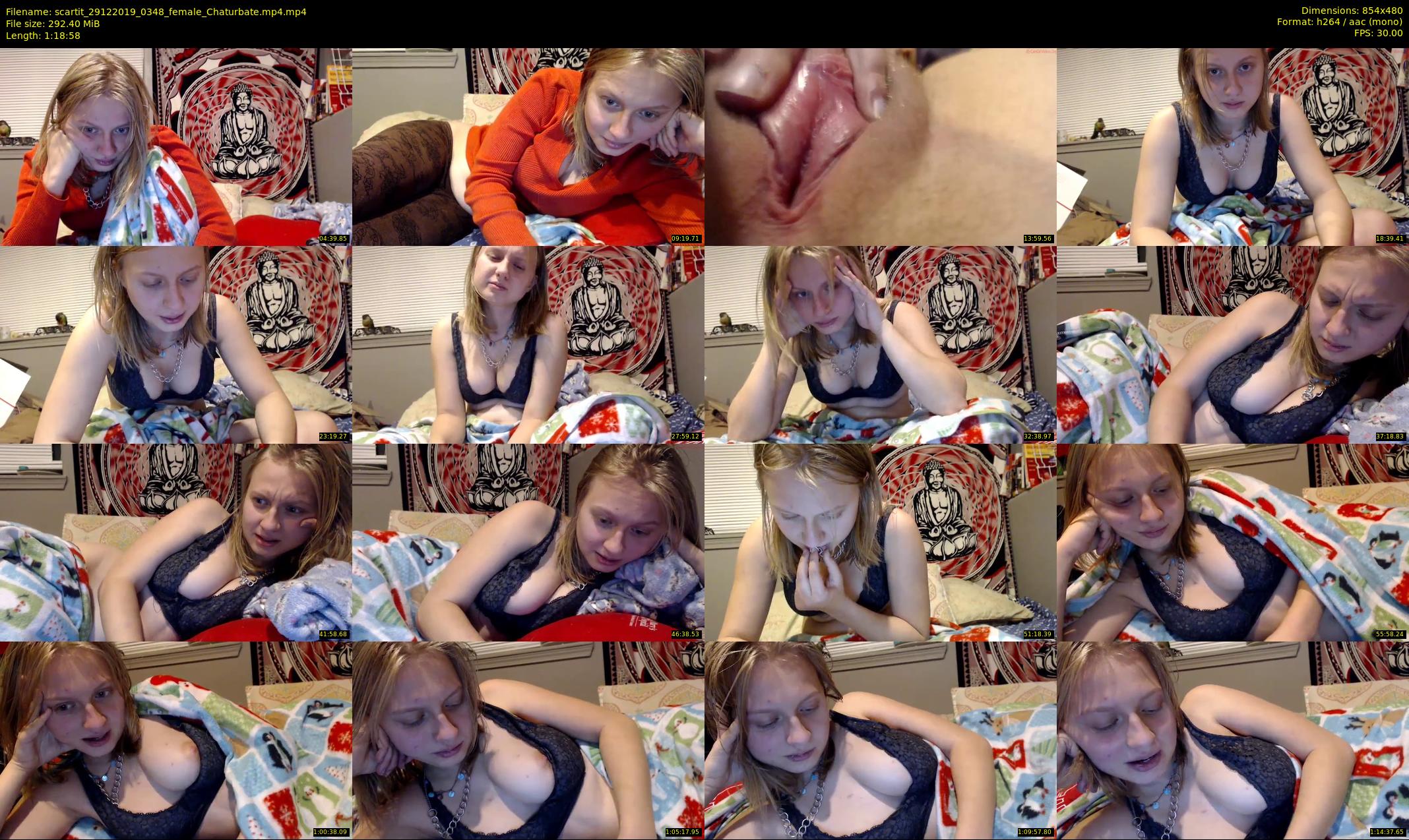 scartit — 79 minute Chaturbate female cam show recording, 480p, Dec 29, 2019