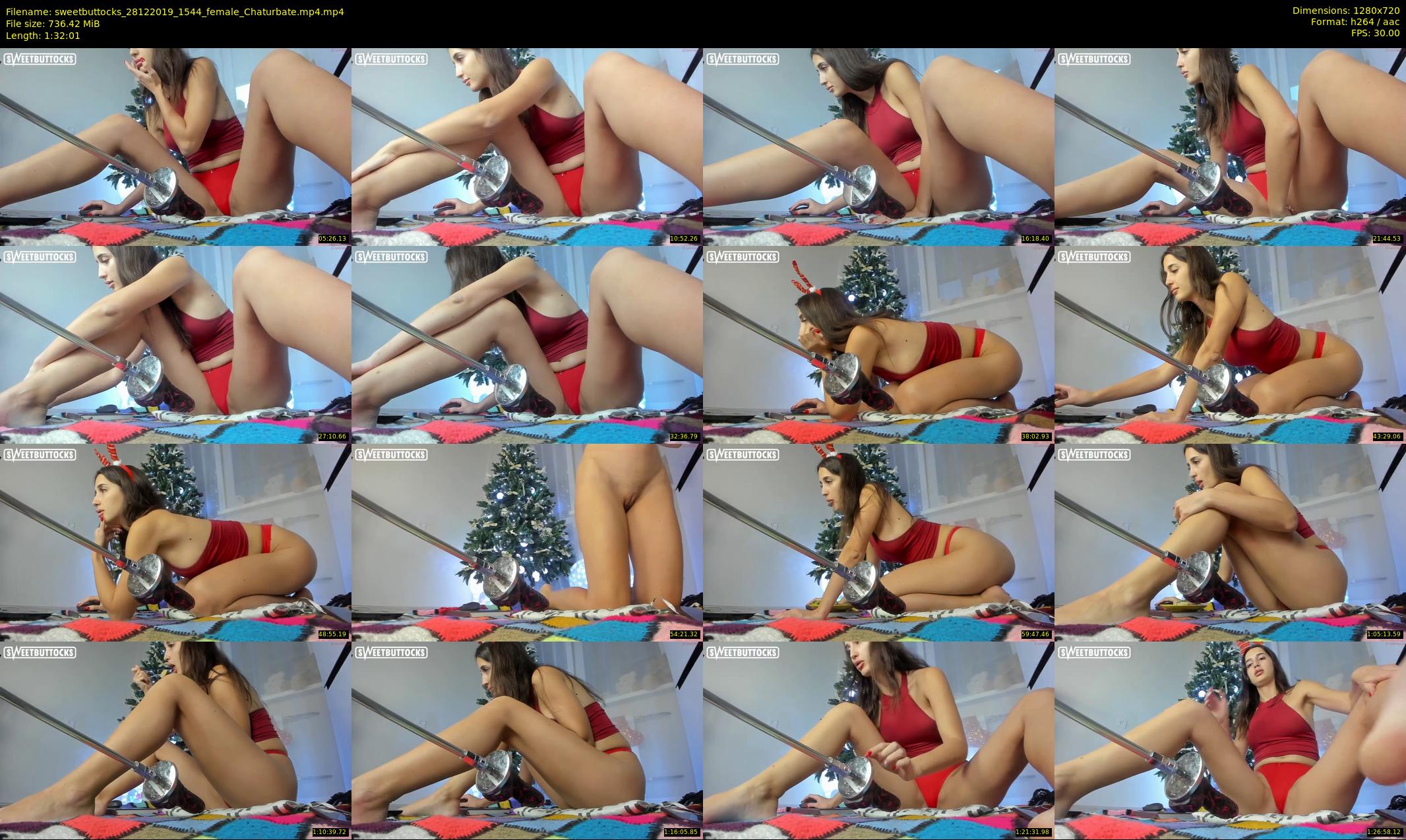 sweetbuttocks — 93 minute Chaturbate female cam show recording, 720p, Dec 28, 2019