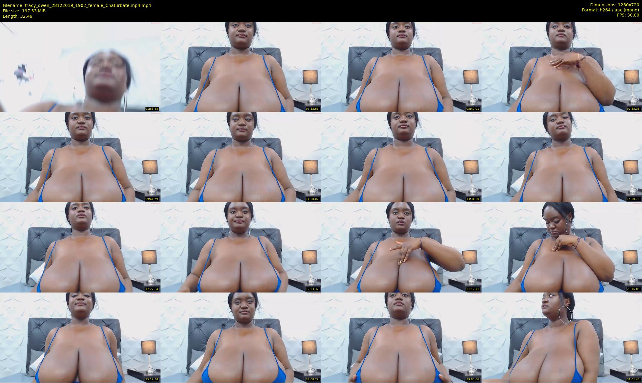 tracy_owen — 33 minute Chaturbate female cam show recording, 720p, Dec 28, 2019