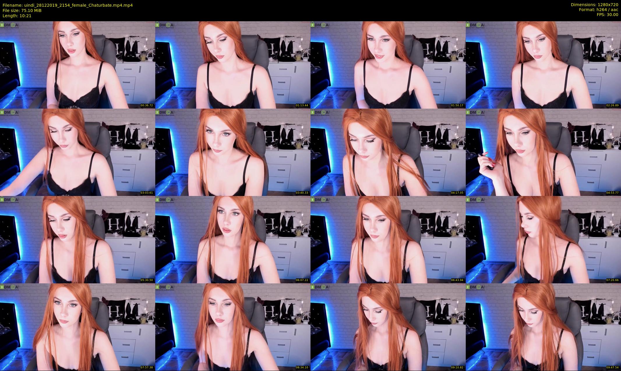 uindi — 11 minute Chaturbate female cam show recording, 720p, Dec 28, 2019