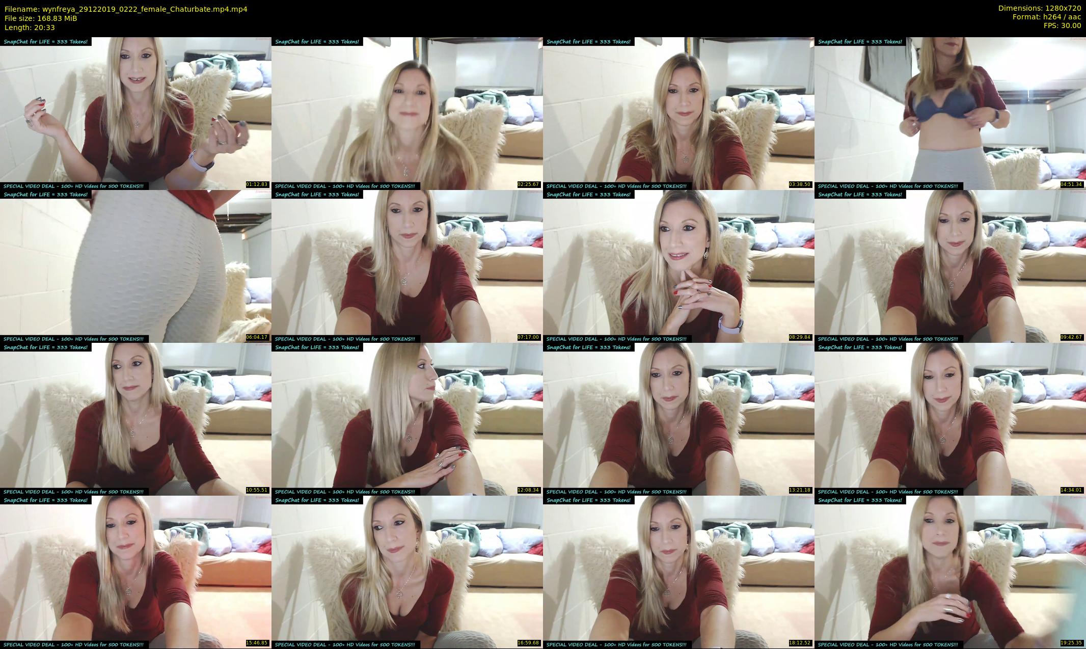 wynfreya — 21 minute Chaturbate female cam show recording, 720p, Dec 29, 2019