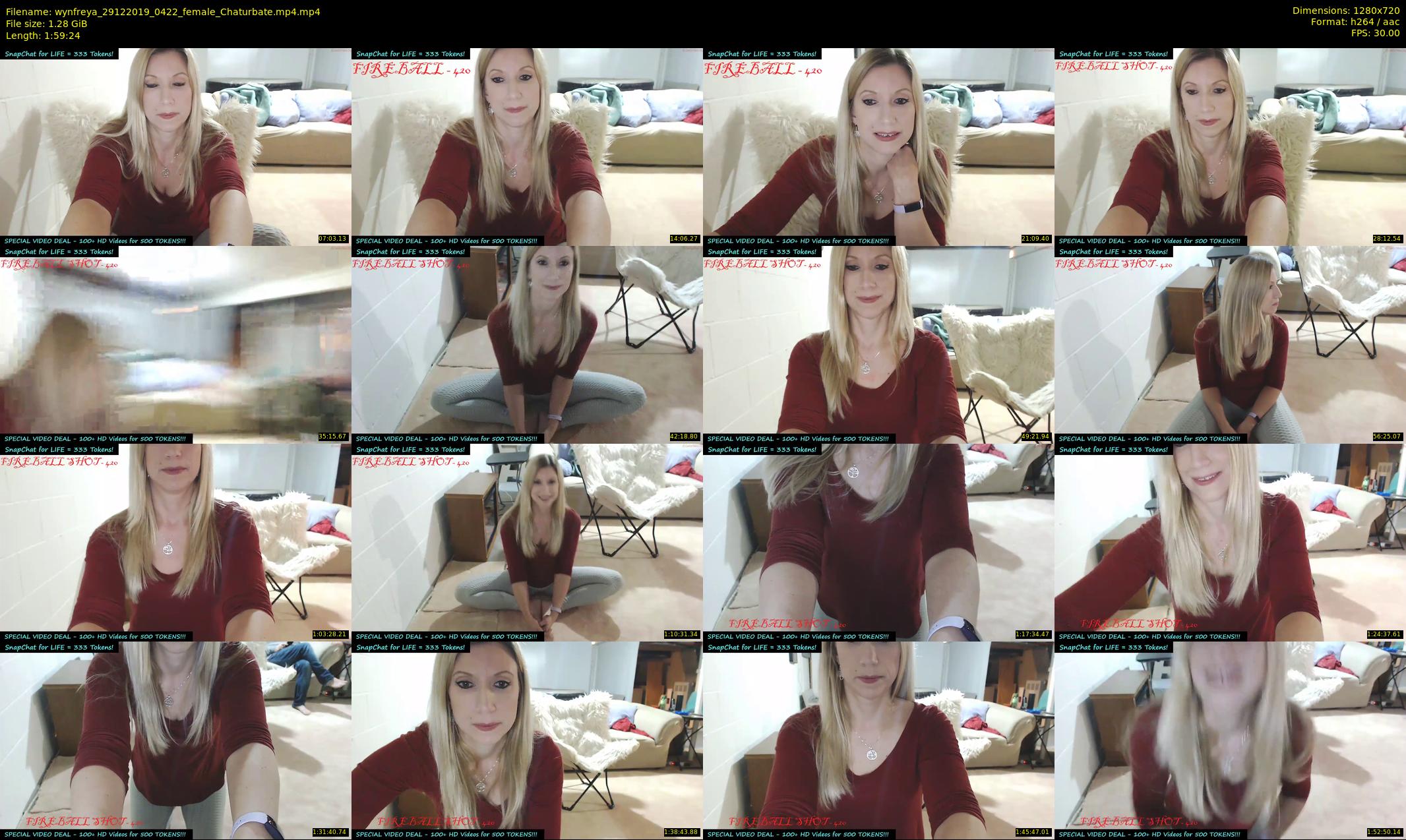 wynfreya — 120 minute Chaturbate female cam show recording, 720p, Dec 29, 2019