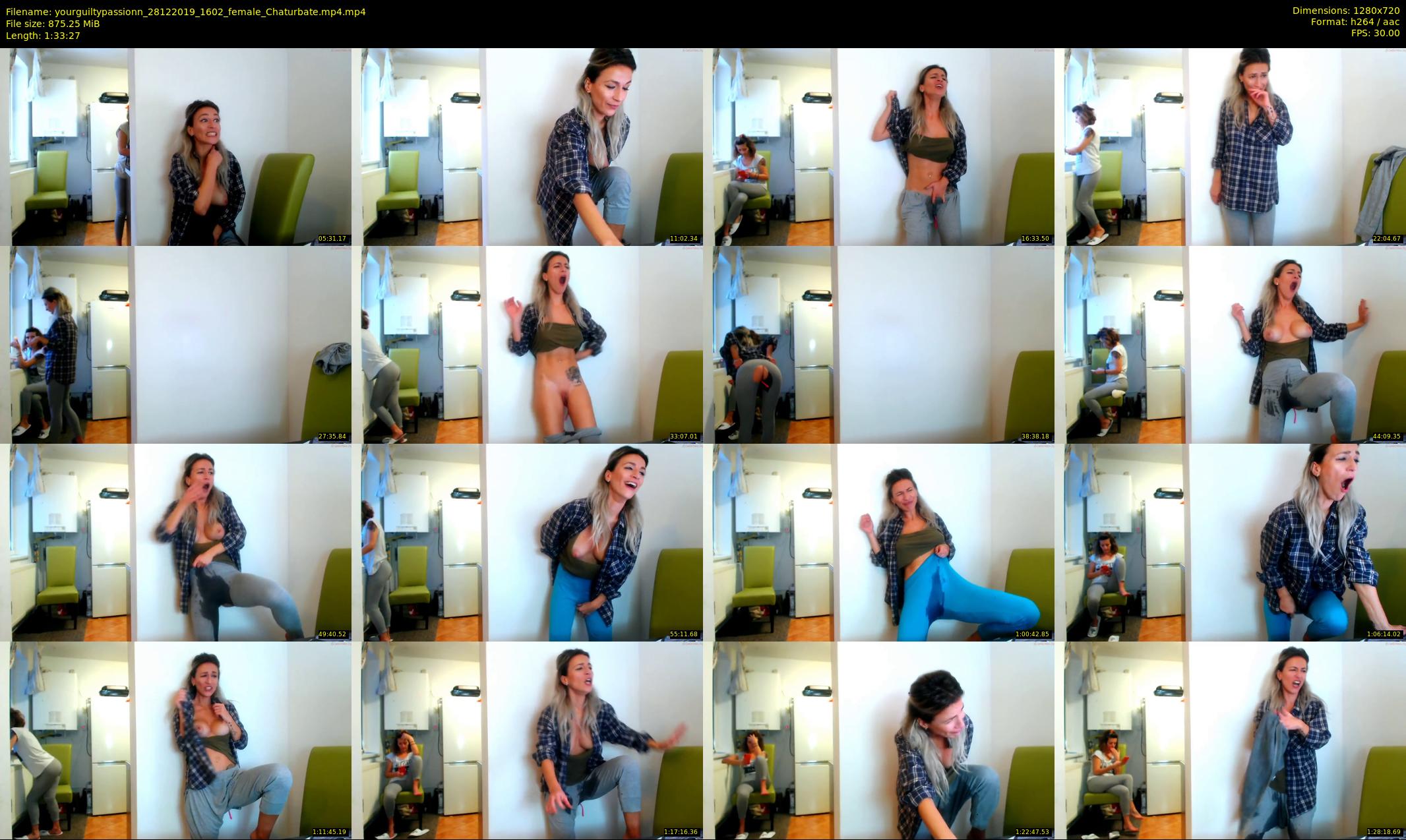 yourguiltypassionn — 94 minute Chaturbate female cam show recording, 720p, Dec 28, 2019