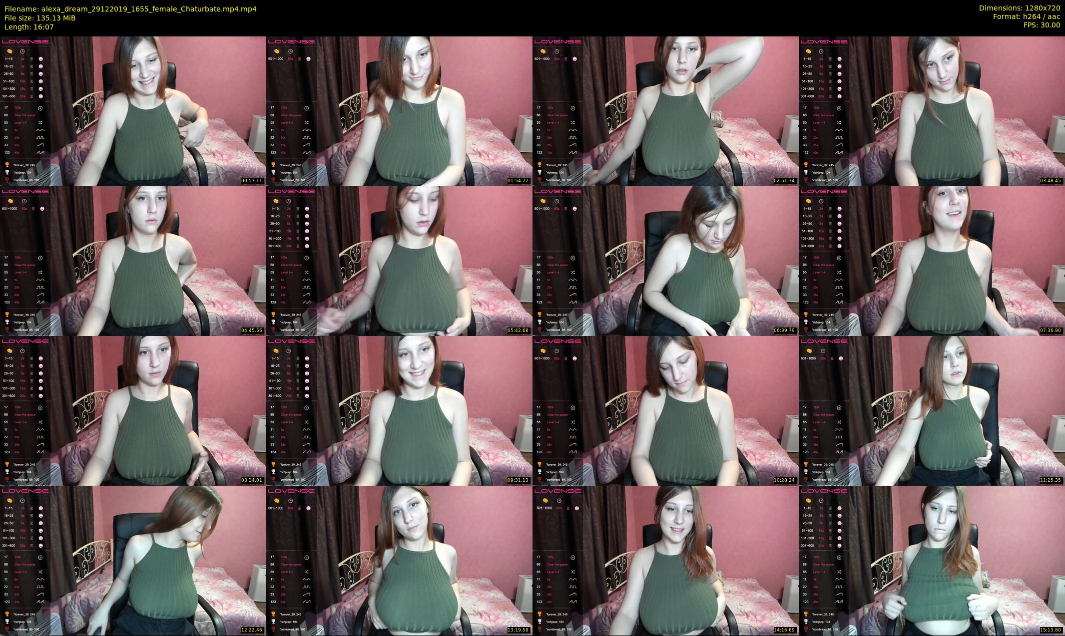 alexa_dream — 17 minute Chaturbate female cam show recording, 720p, Dec 29, 2019