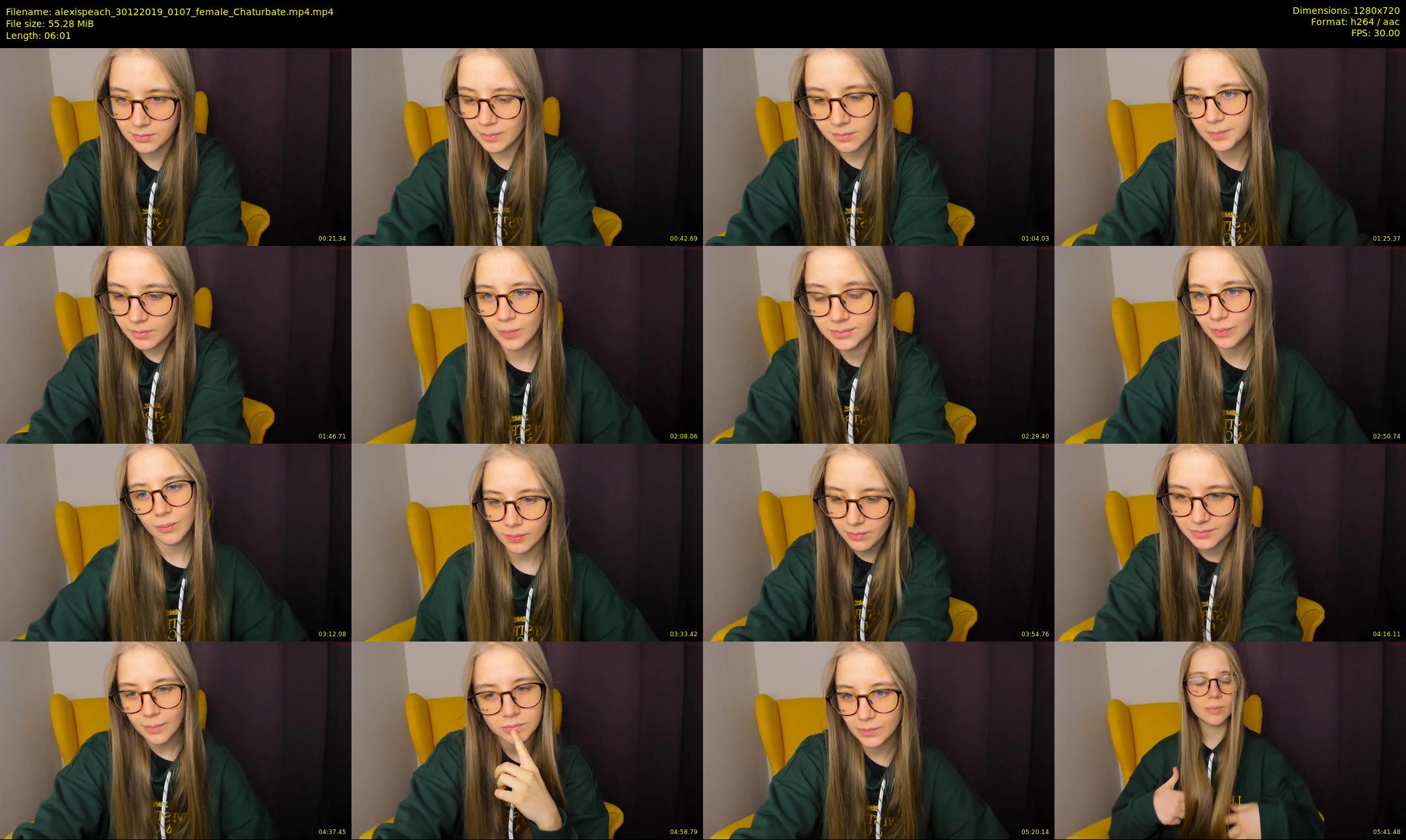 alexispeach — 7 minute Chaturbate female cam show recording, 720p, Dec 30, 2019