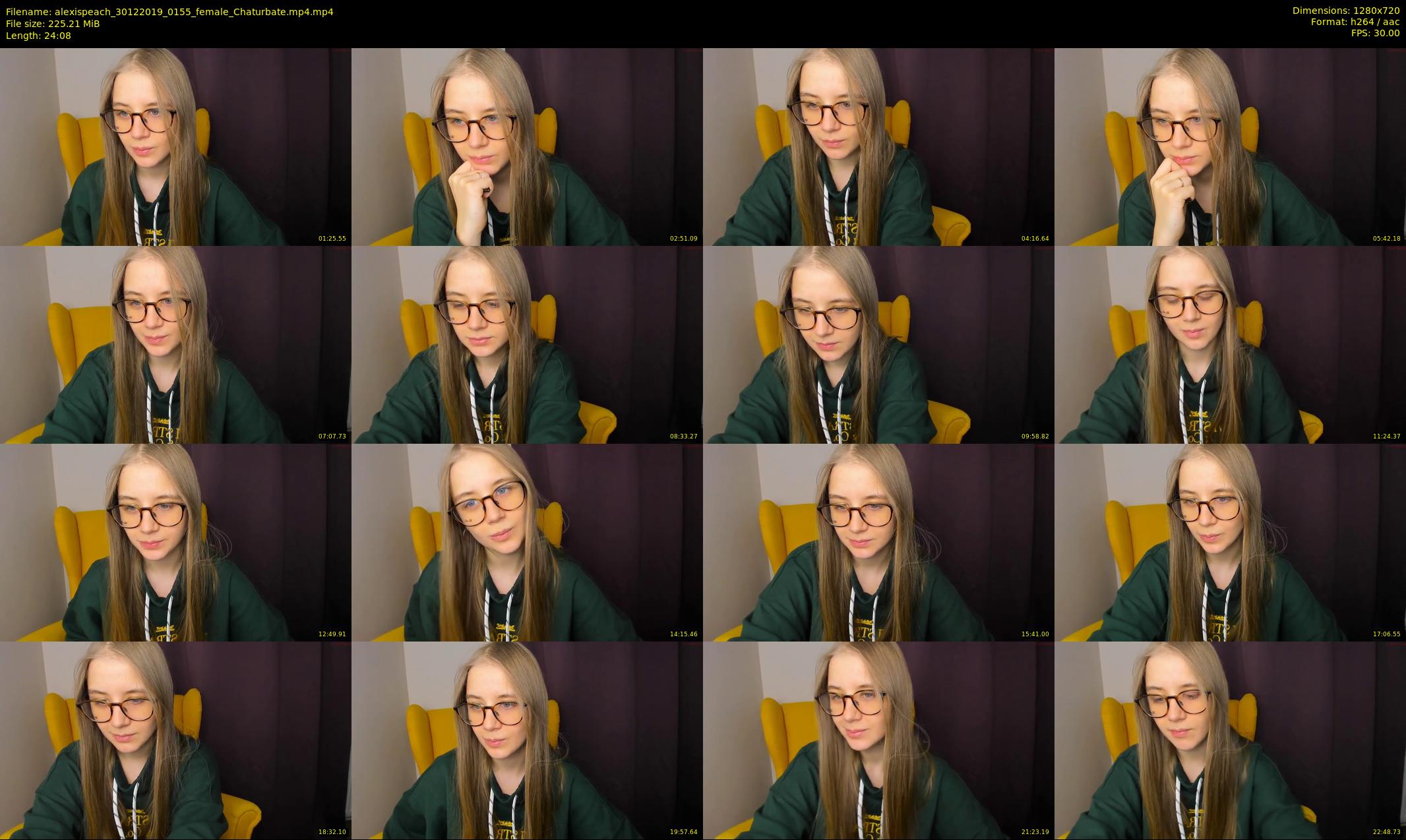 alexispeach — 25 minute Chaturbate female cam show recording, 720p, Dec 30, 2019