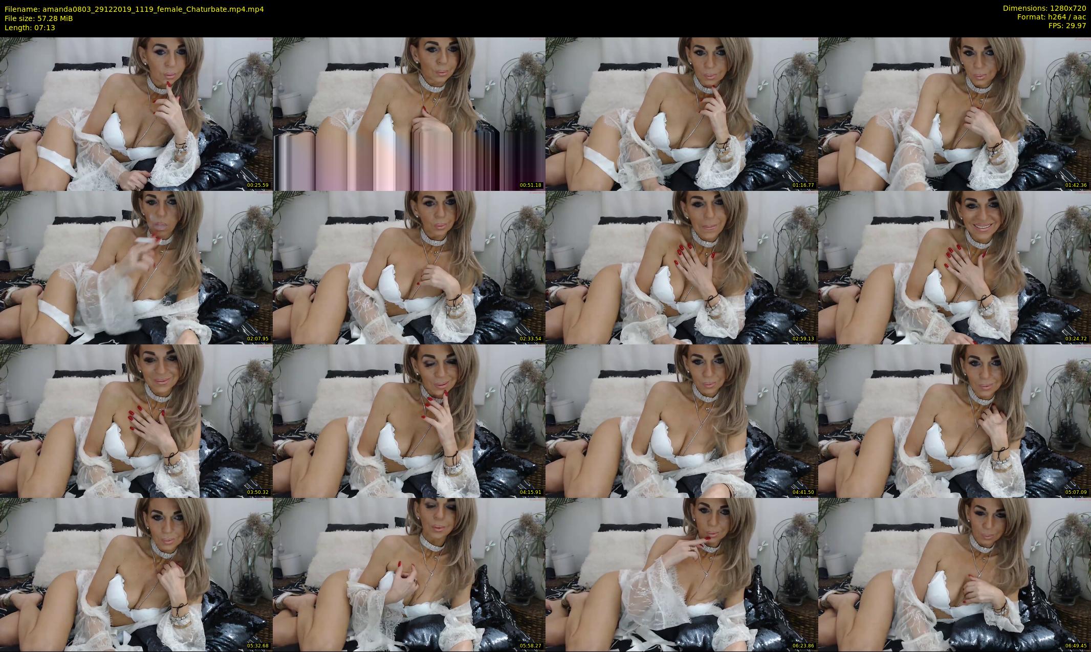 amanda0803 — 8 minute Chaturbate female cam show recording, 720p, Dec 29, 2019