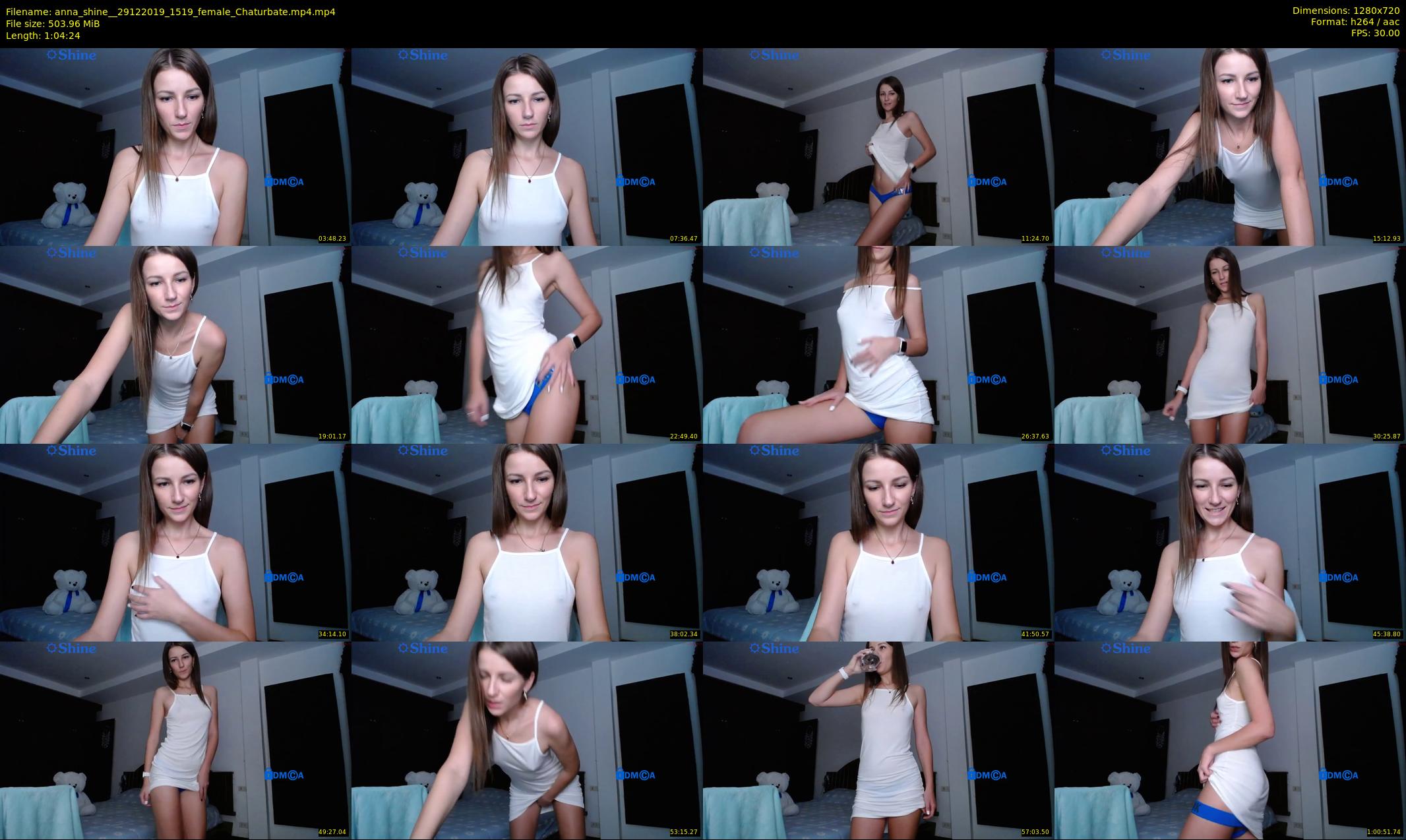 anna_shine_ — 65 minute Chaturbate female cam show recording, 720p, Dec 29, 2019