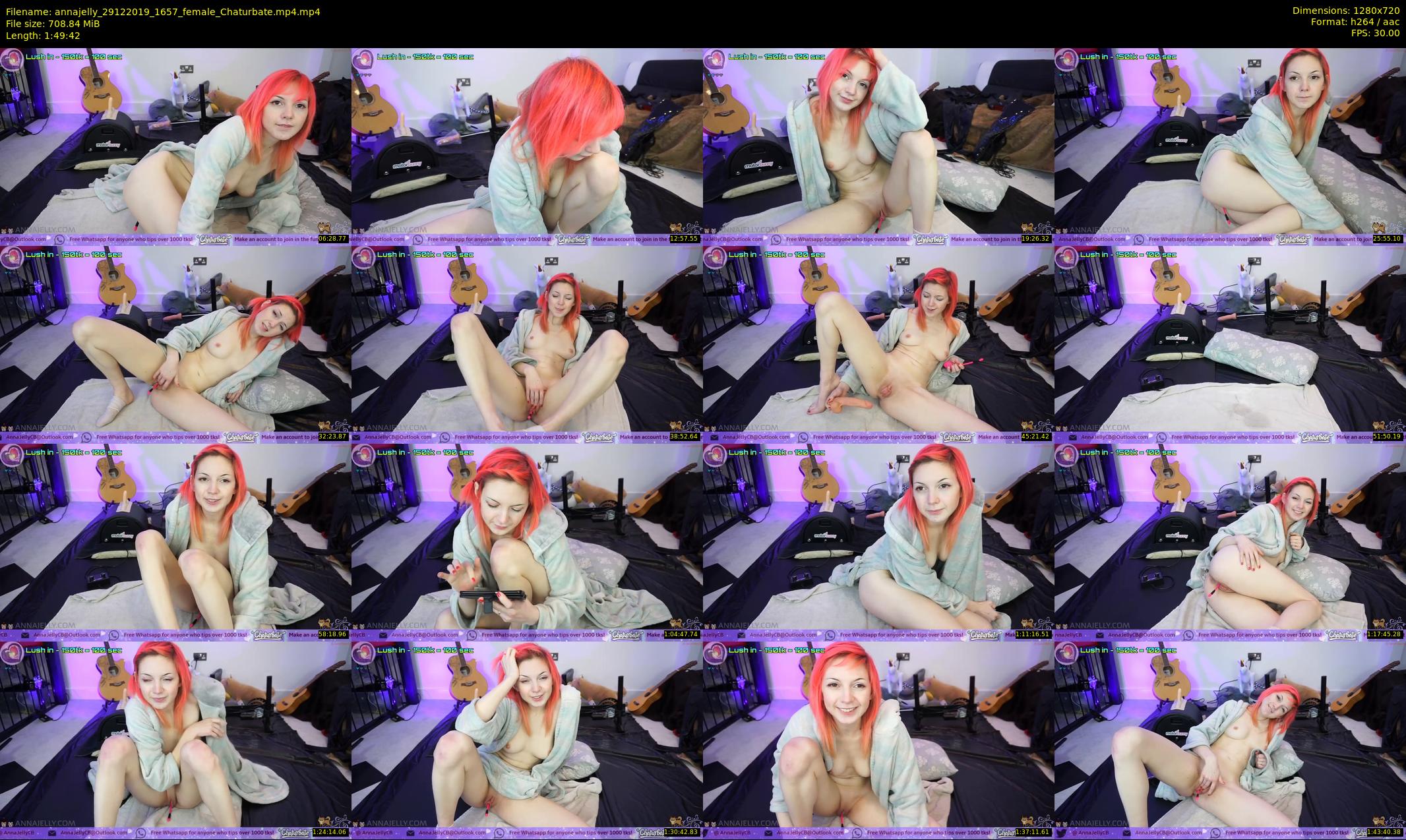 annajelly — 110 minute Chaturbate couple cam show recording, 720p, Dec 29, 2019