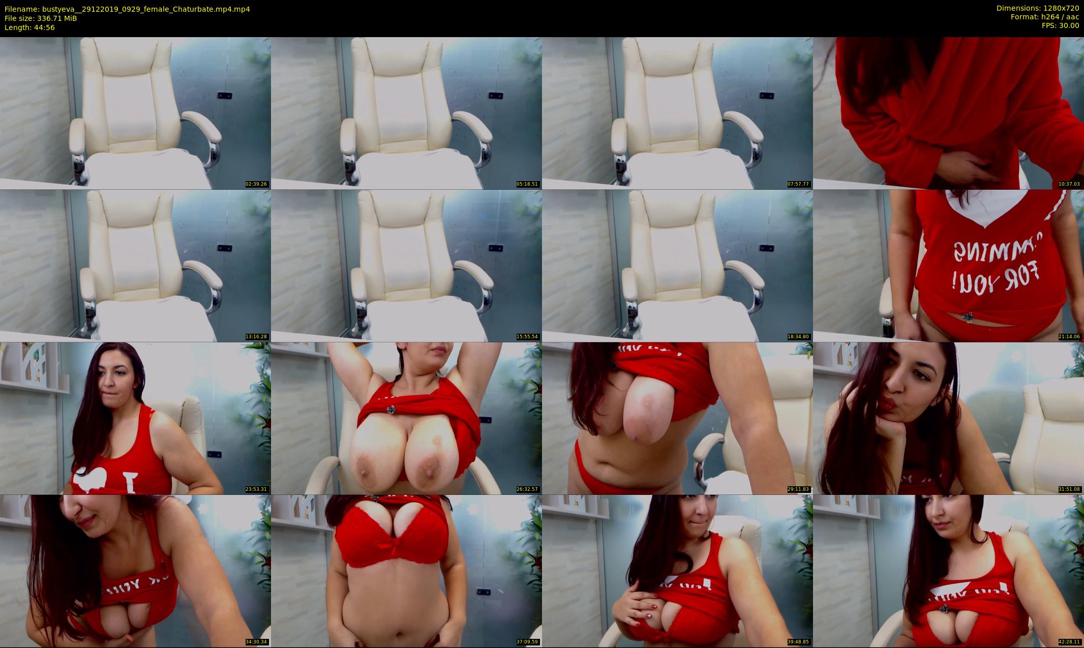 bustyeva_ — 45 minute Chaturbate female cam show recording, 720p, Dec 29, 2019