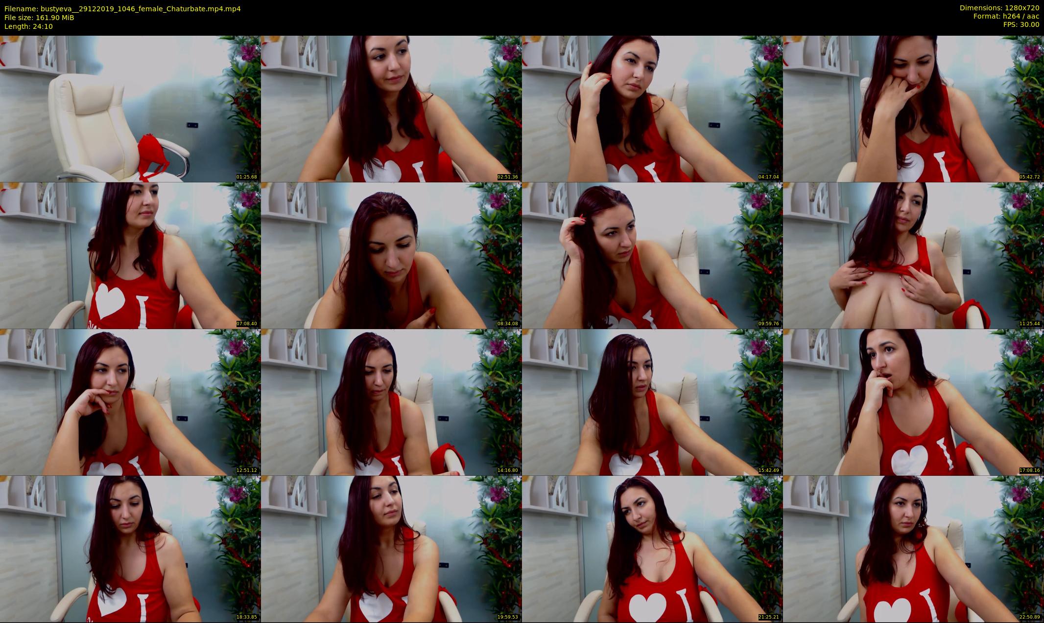 bustyeva_ — 25 minute Chaturbate female cam show recording, 720p, Dec 29, 2019