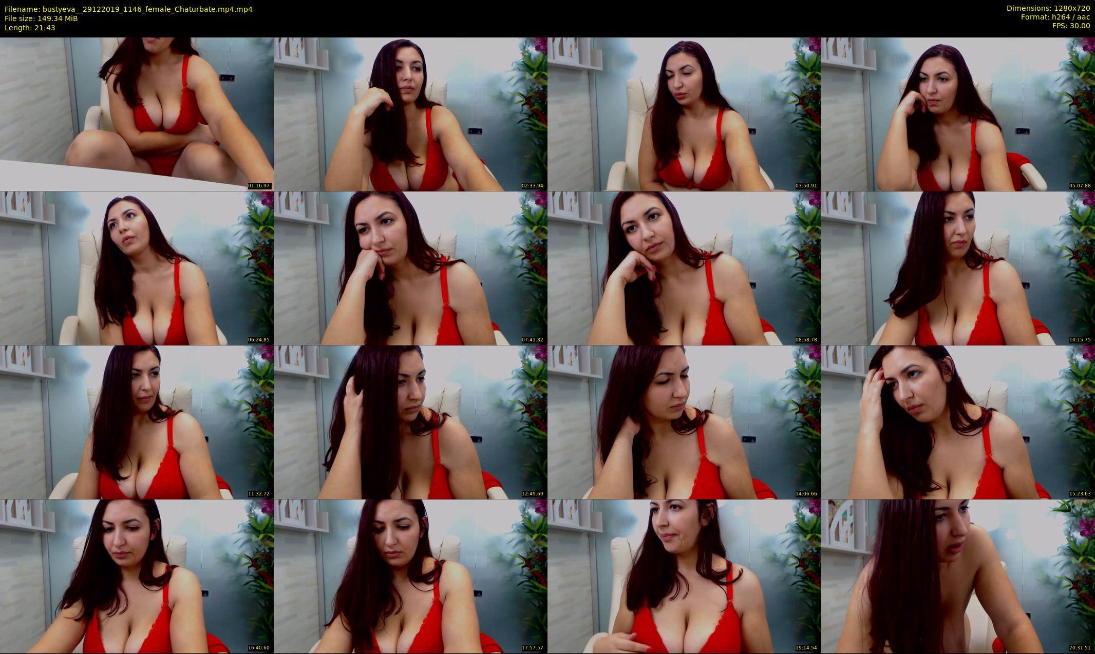 bustyeva_ — 22 minute Chaturbate female cam show recording, 720p, Dec 29, 2019