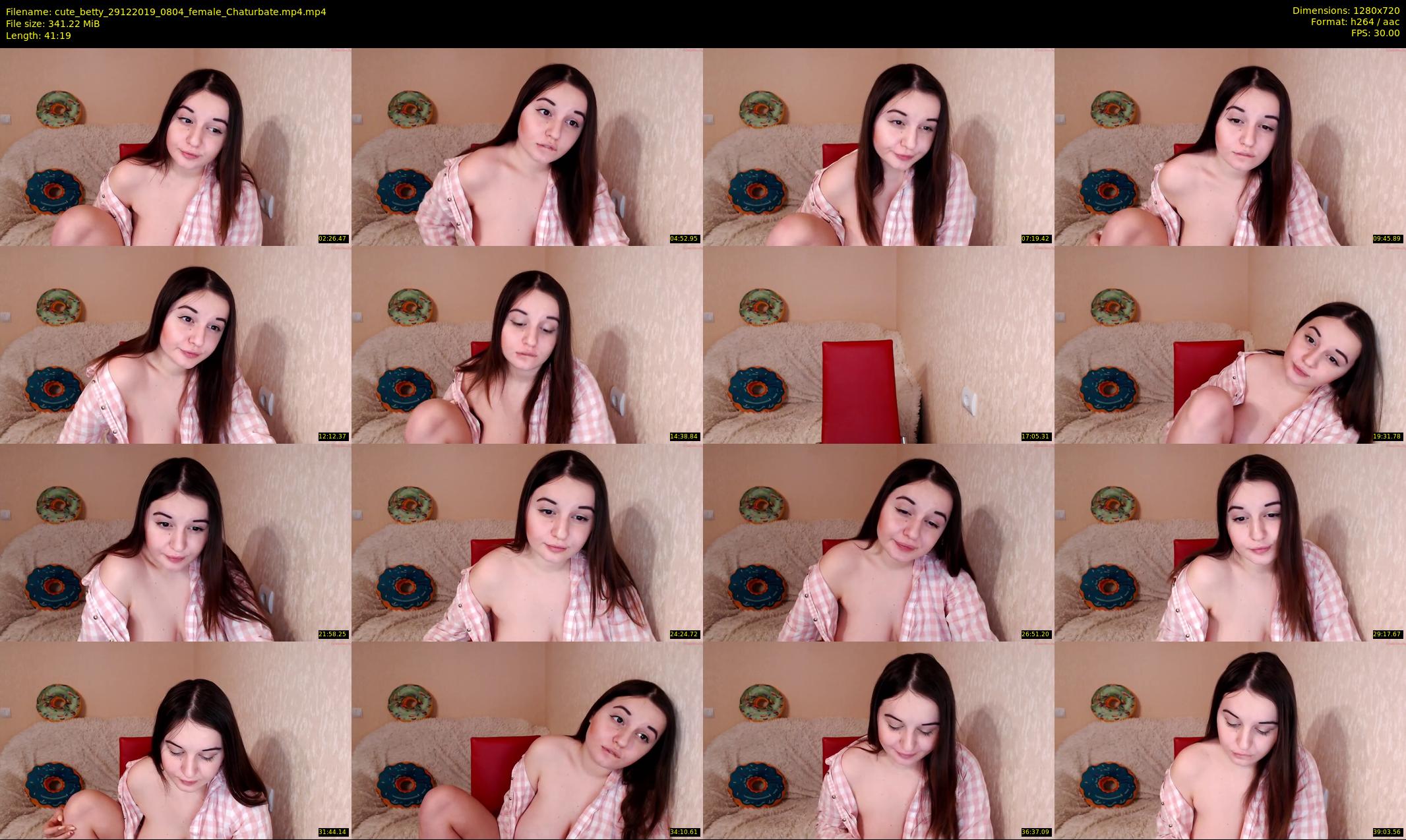 cute_betty — 42 minute Chaturbate female cam show recording, 720p, Dec 29, 2019