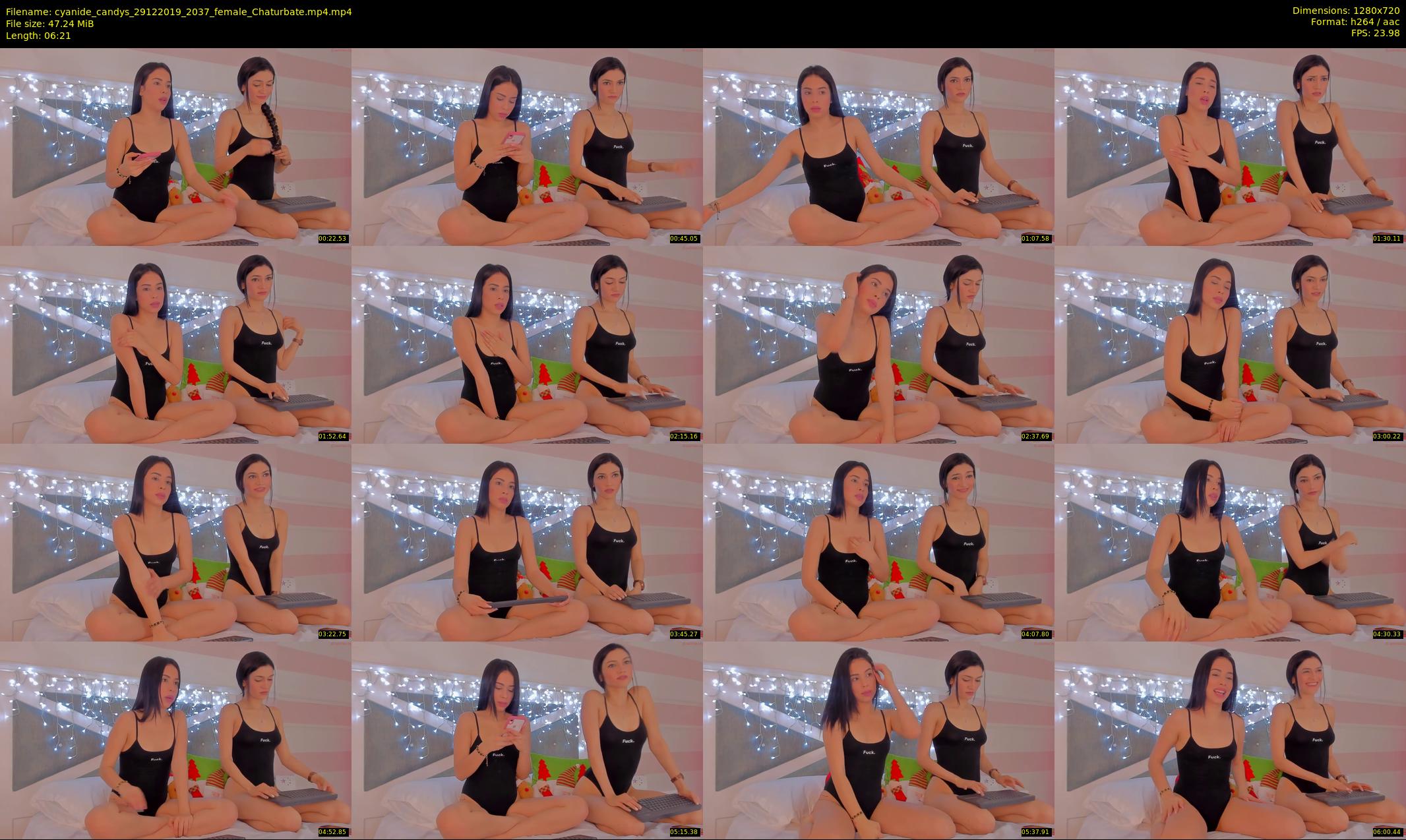 cyanide_candys — 7 minute Chaturbate female cam show recording, 720p, Dec 29, 2019