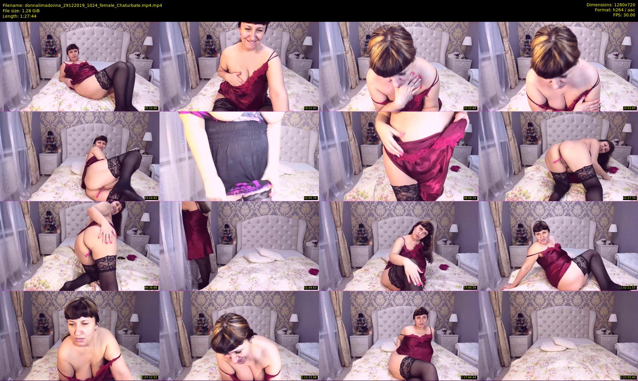 donnalimadonna — 88 minute Chaturbate female cam show recording, 720p, Dec 29, 2019
