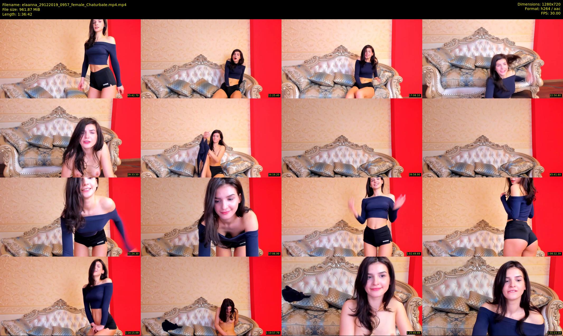 elaanna — 97 minute Chaturbate female cam show recording, 720p, Dec 29, 2019