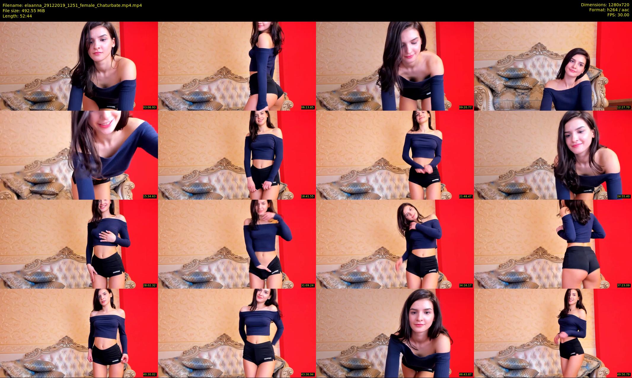 elaanna — 53 minute Chaturbate female cam show recording, 720p, Dec 29, 2019