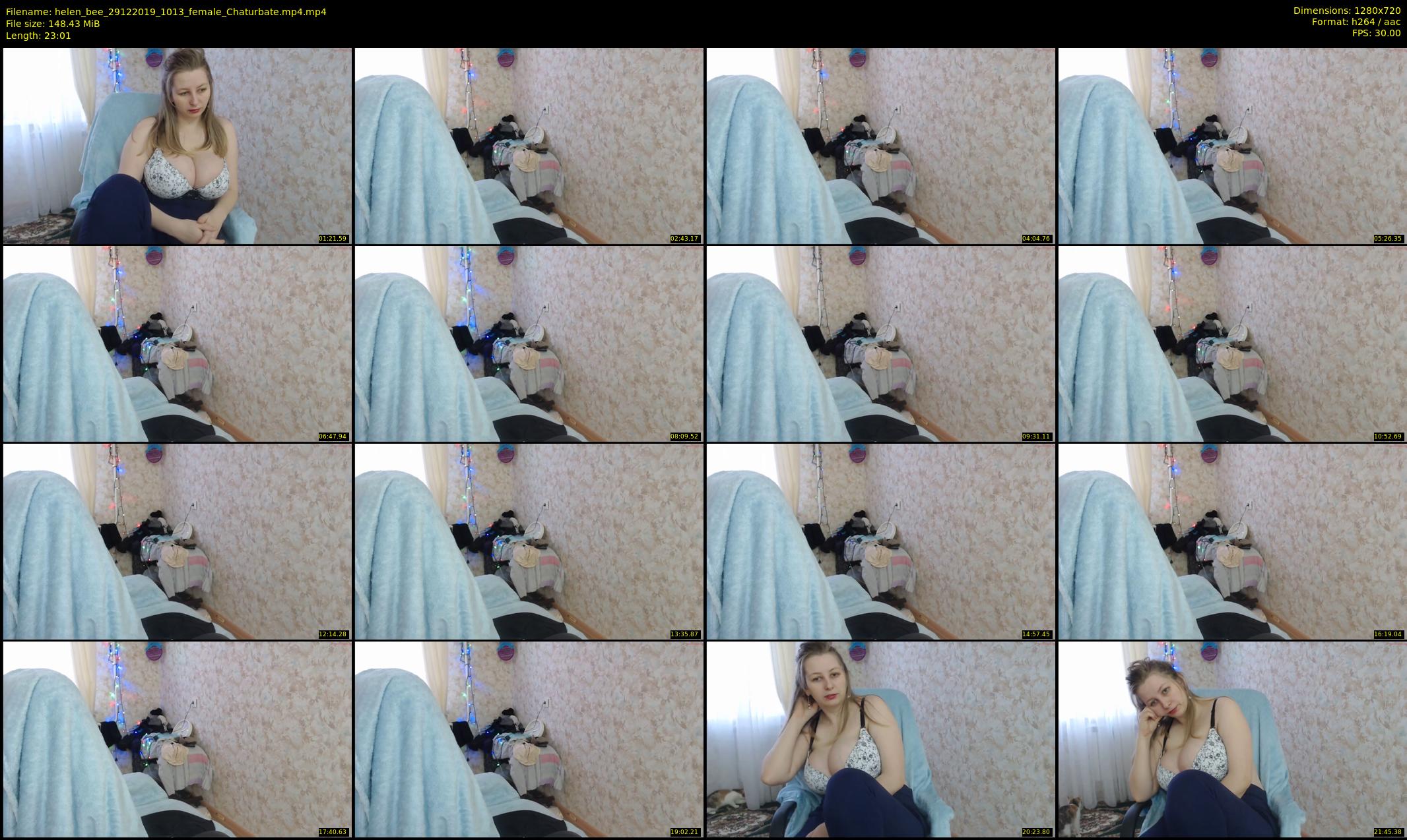 helen_bee — 24 minute Chaturbate female cam show recording, 720p, Dec 29, 2019