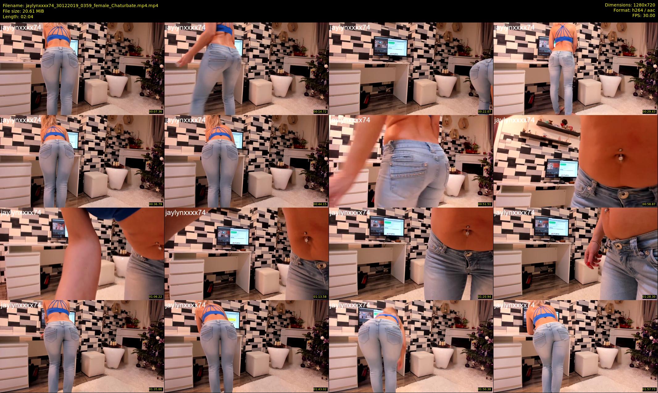 jaylynxxxx74 — 3 minute Chaturbate female cam show recording, 720p, Dec 30, 2019
