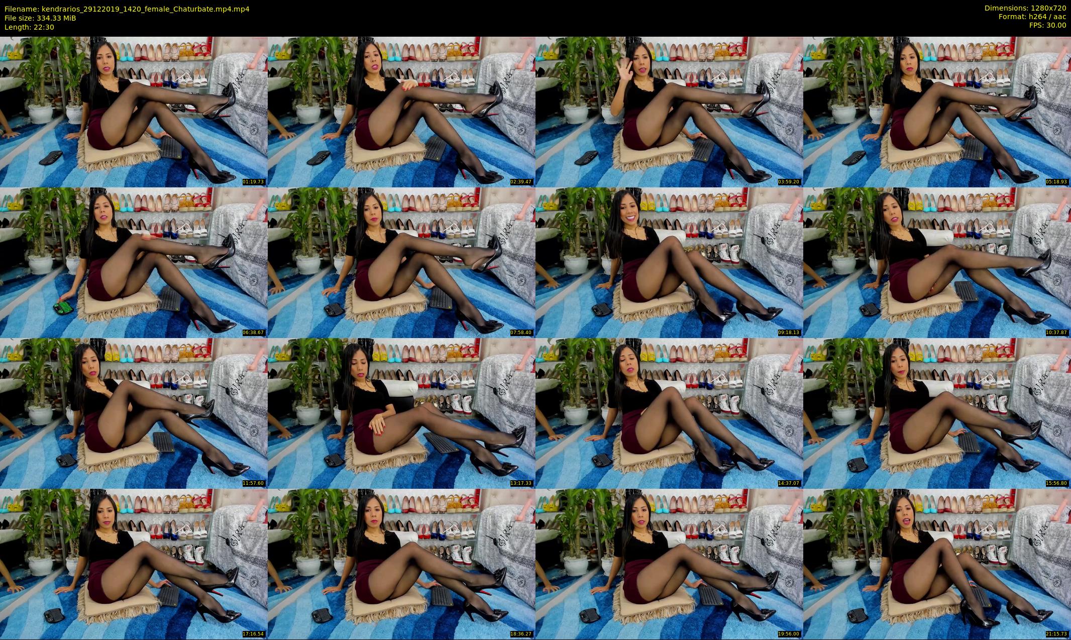 kendrarios — 23 minute Chaturbate female cam show recording, 720p, Dec 29, 2019