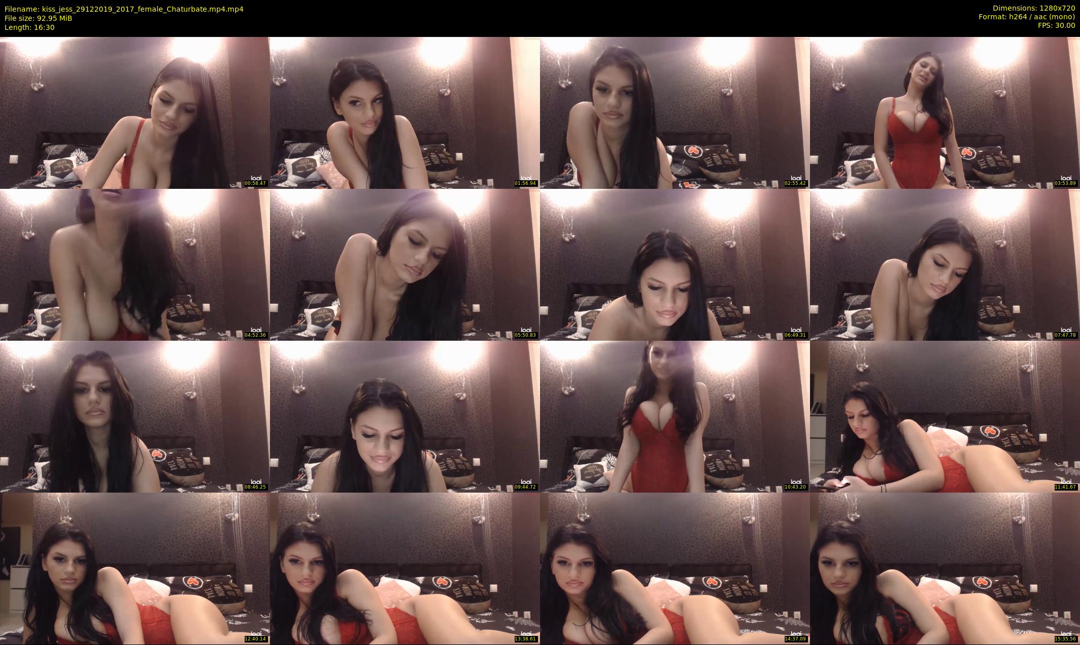 kiss_jess — 17 minute Chaturbate female cam show recording, 720p, Dec 29, 2019