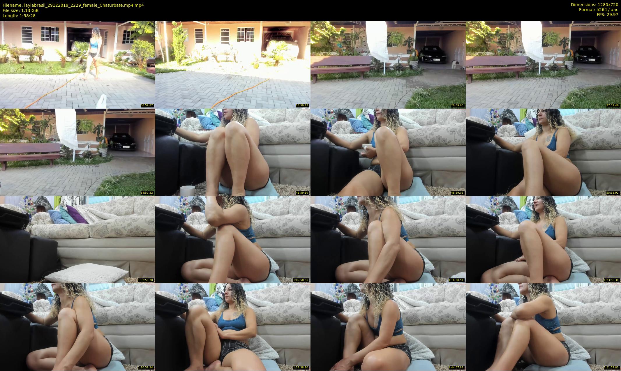 laylabrasil — 119 minute Chaturbate female cam show recording, 720p, Dec 29, 2019