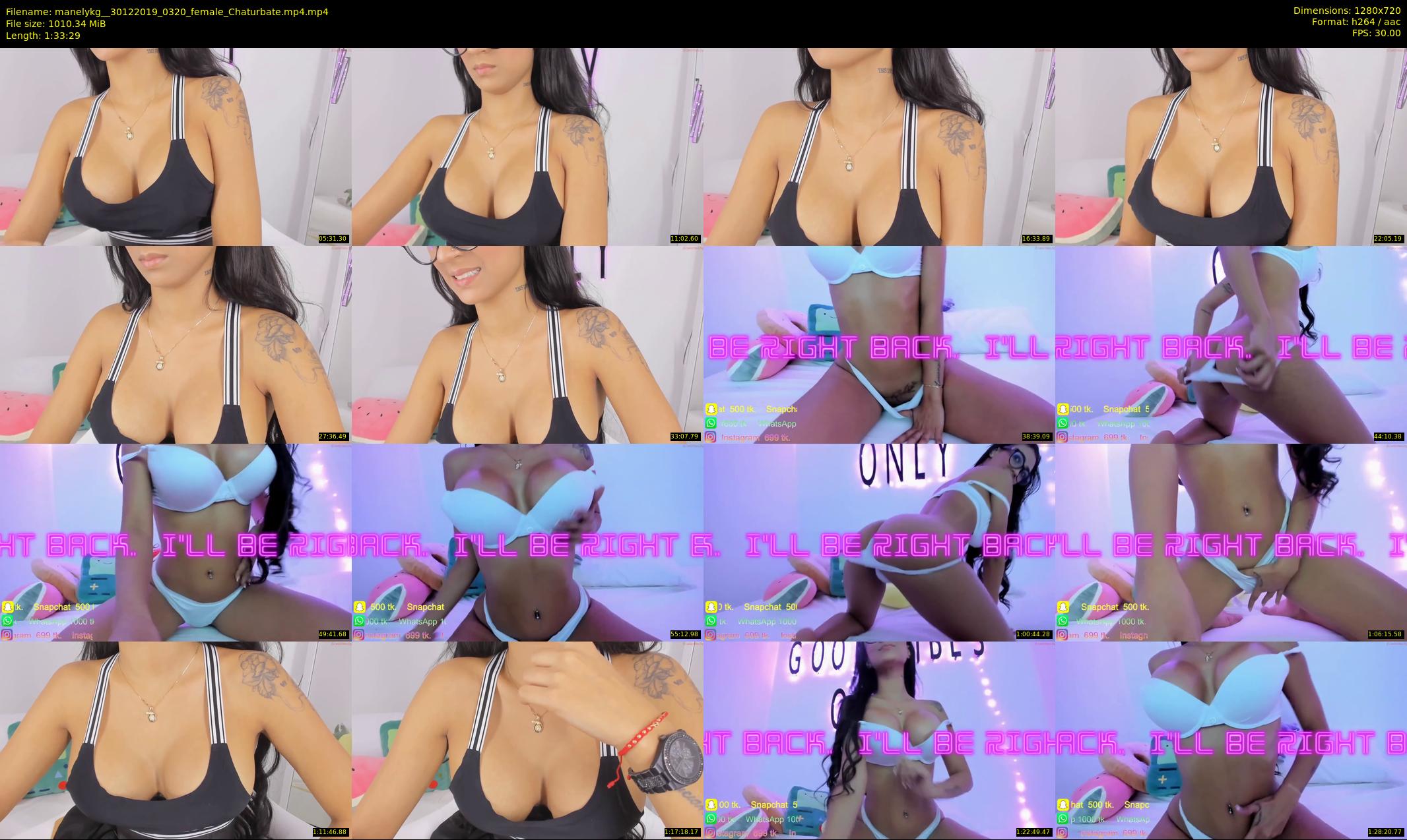 manelykg_ — 94 minute Chaturbate female cam show recording, 720p, Dec 30, 2019