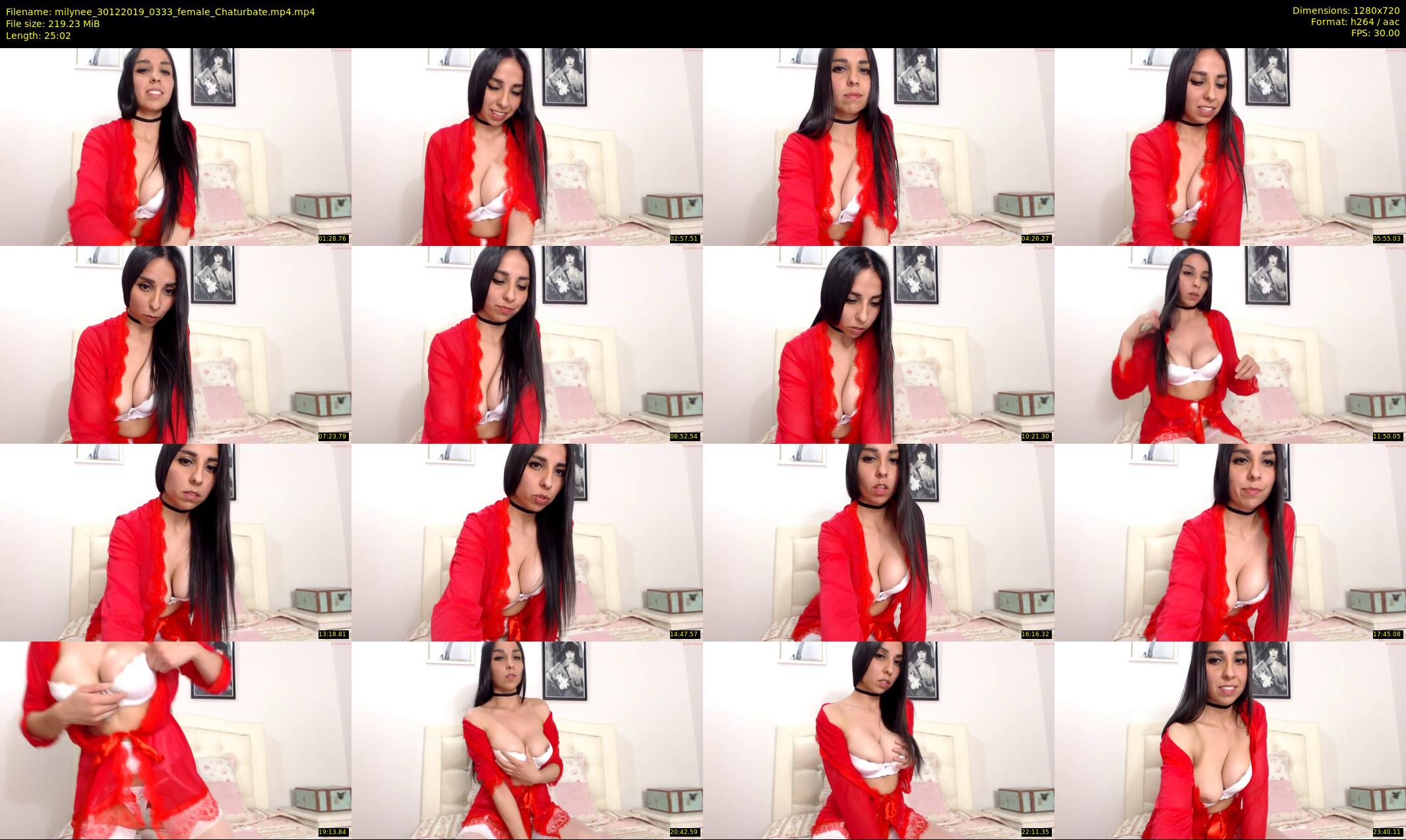 milynee — 26 minute Chaturbate female cam show recording, 720p, Dec 30, 2019