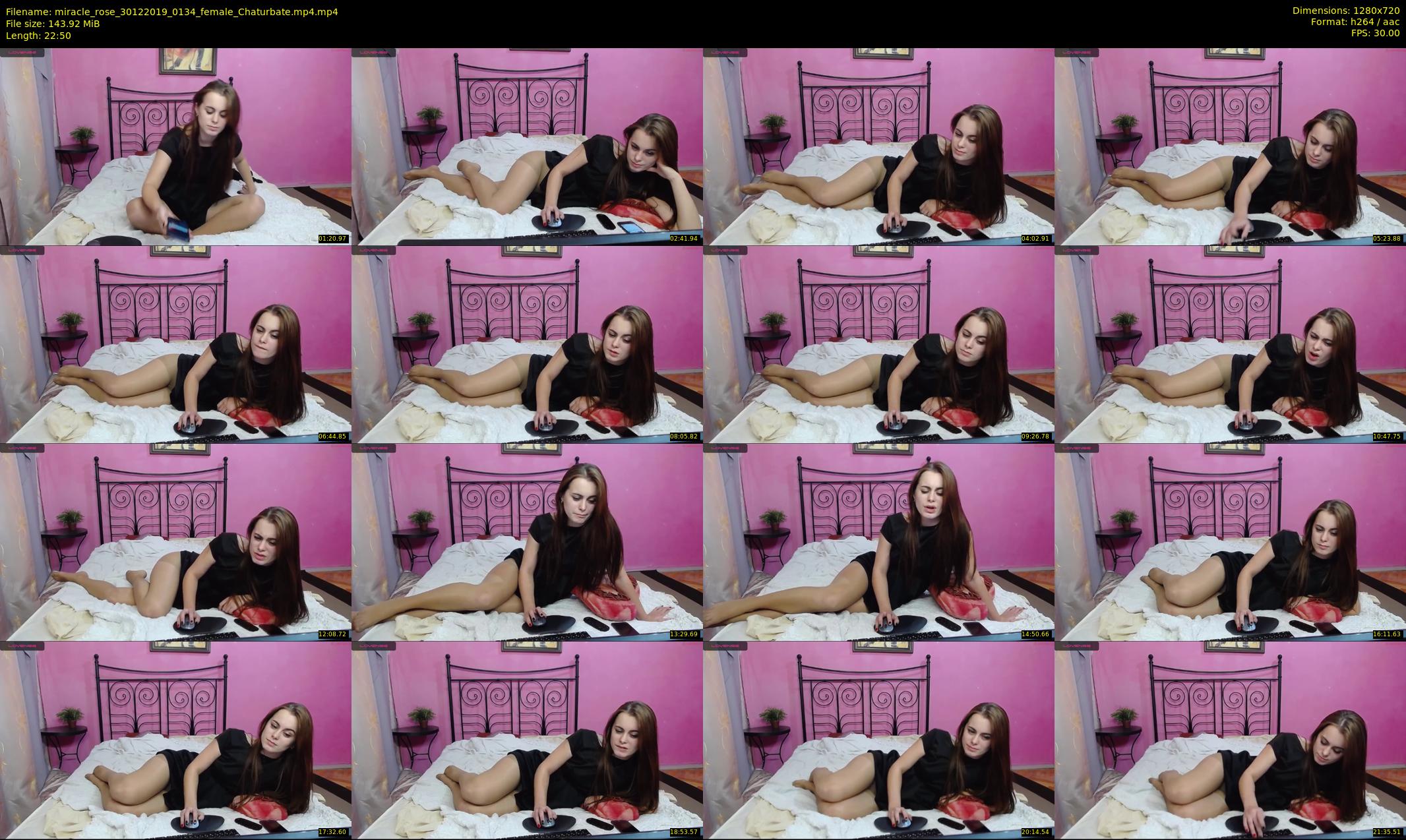 miracle_rose — 23 minute Chaturbate female cam show recording, 720p, Dec 30, 2019