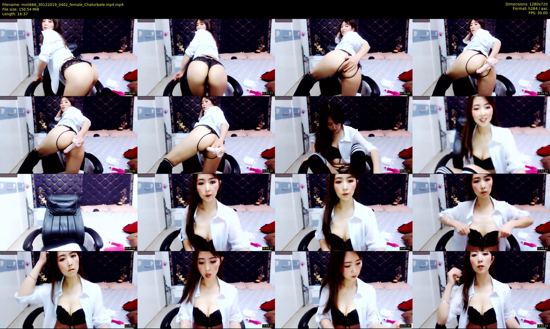 moli666 — 17 minute Chaturbate female cam show recording, 720p, Dec 30, 2019