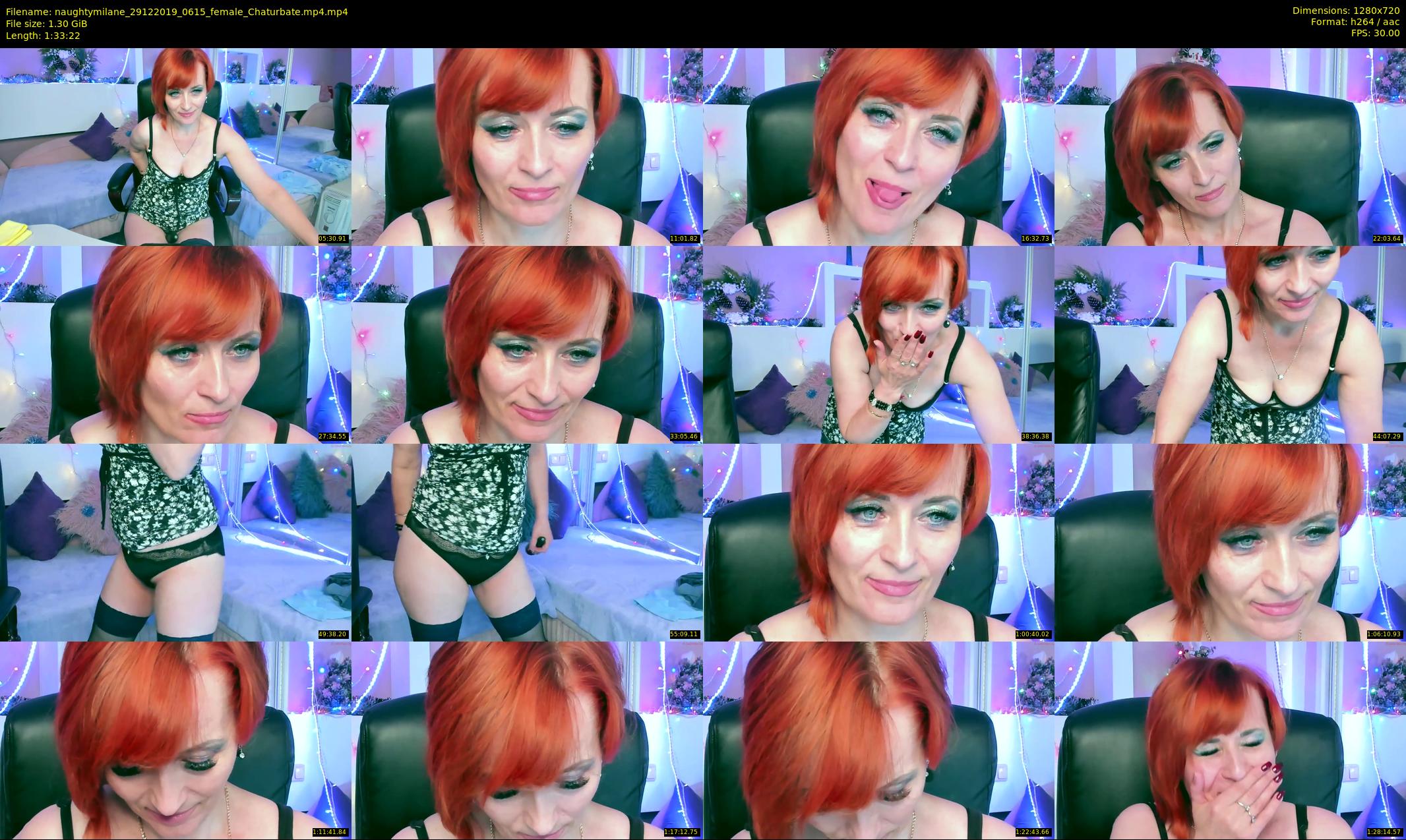 naughtymilane — 94 minute Chaturbate female cam show recording, 720p, Dec 29, 2019