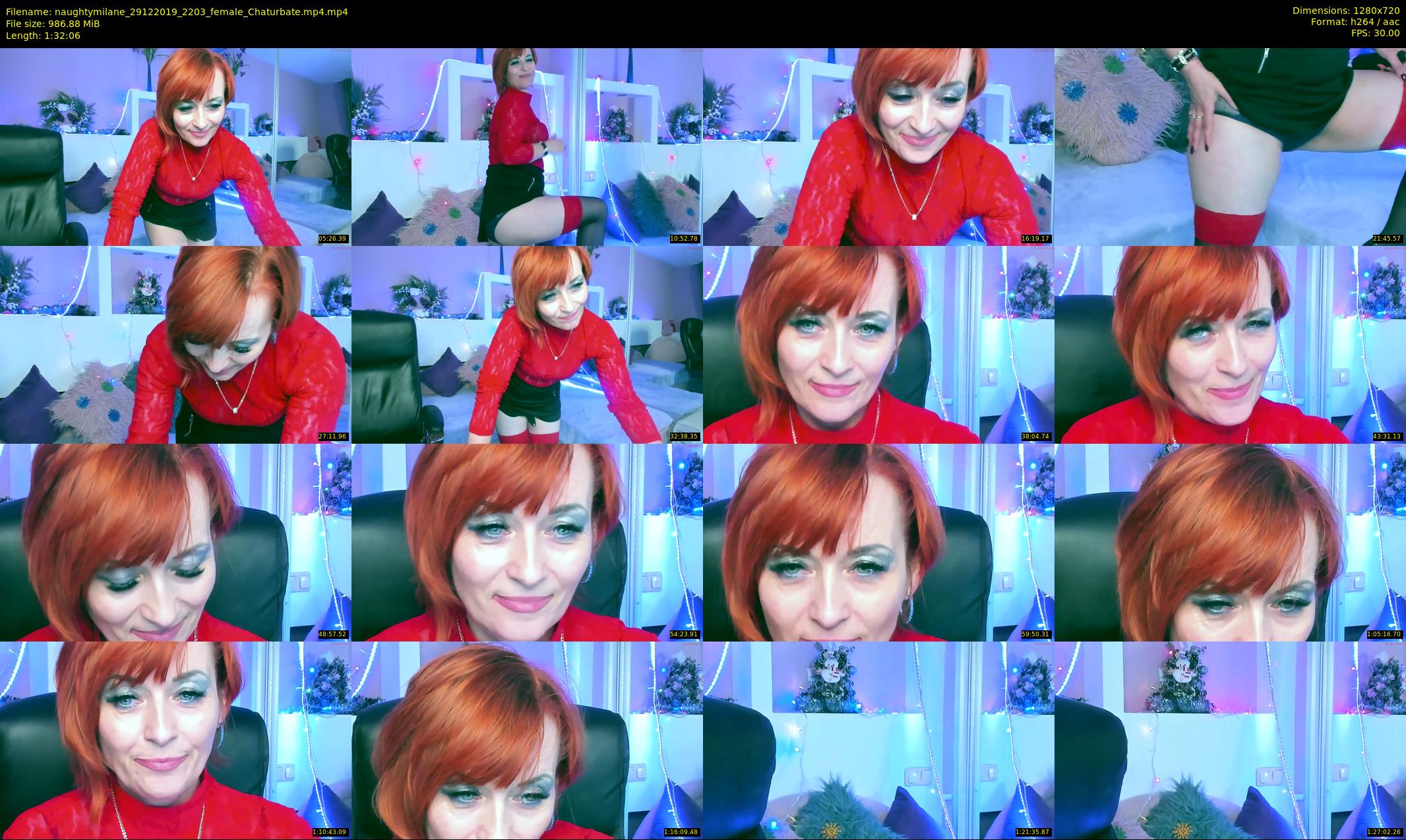 naughtymilane — 93 minute Chaturbate female cam show recording, 720p, Dec 29, 2019